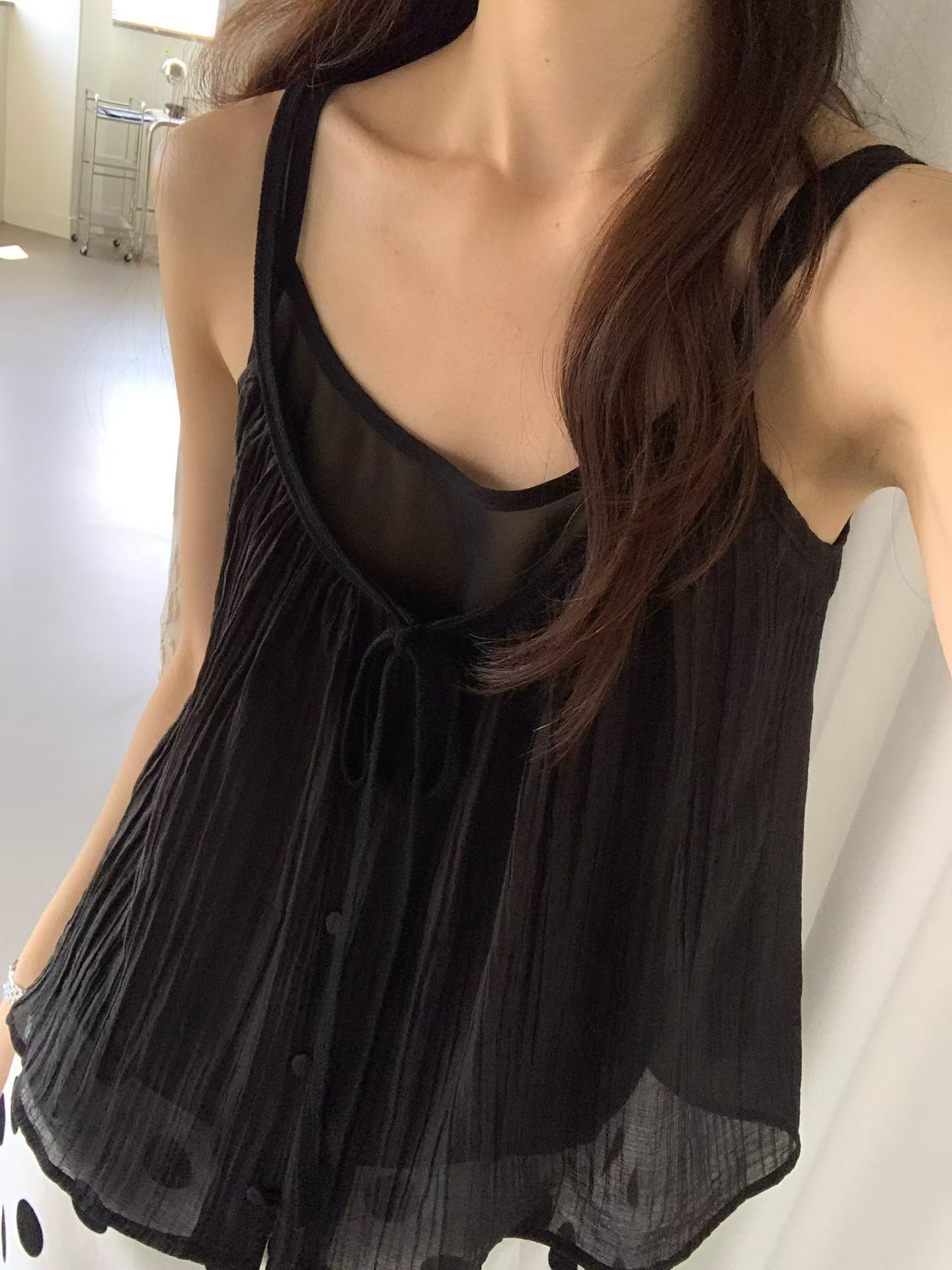 🇰🇷東大門女裝 | sheer layered sleeveless 
