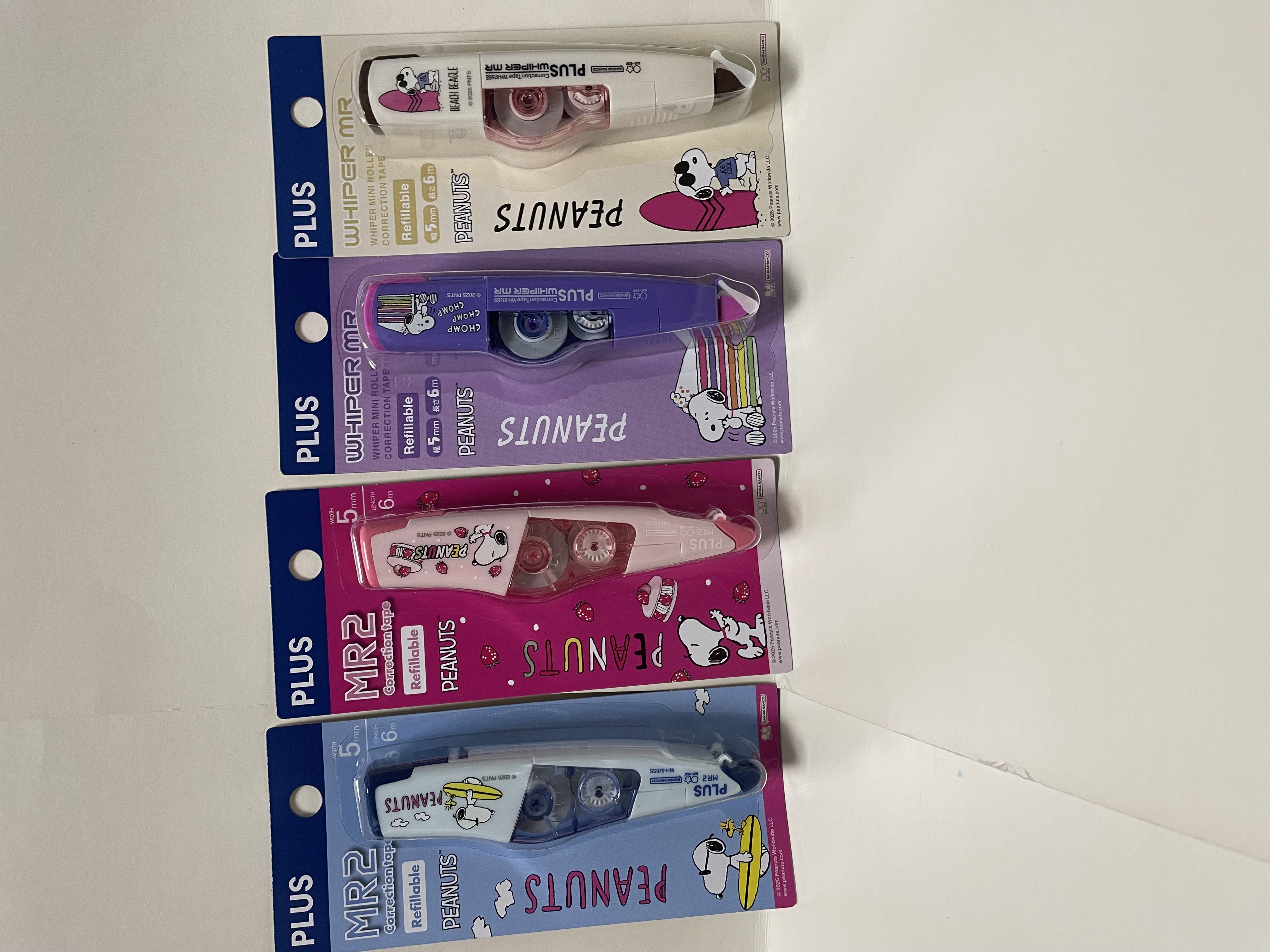 Plus Peanuts correction tape 5mm X 6m