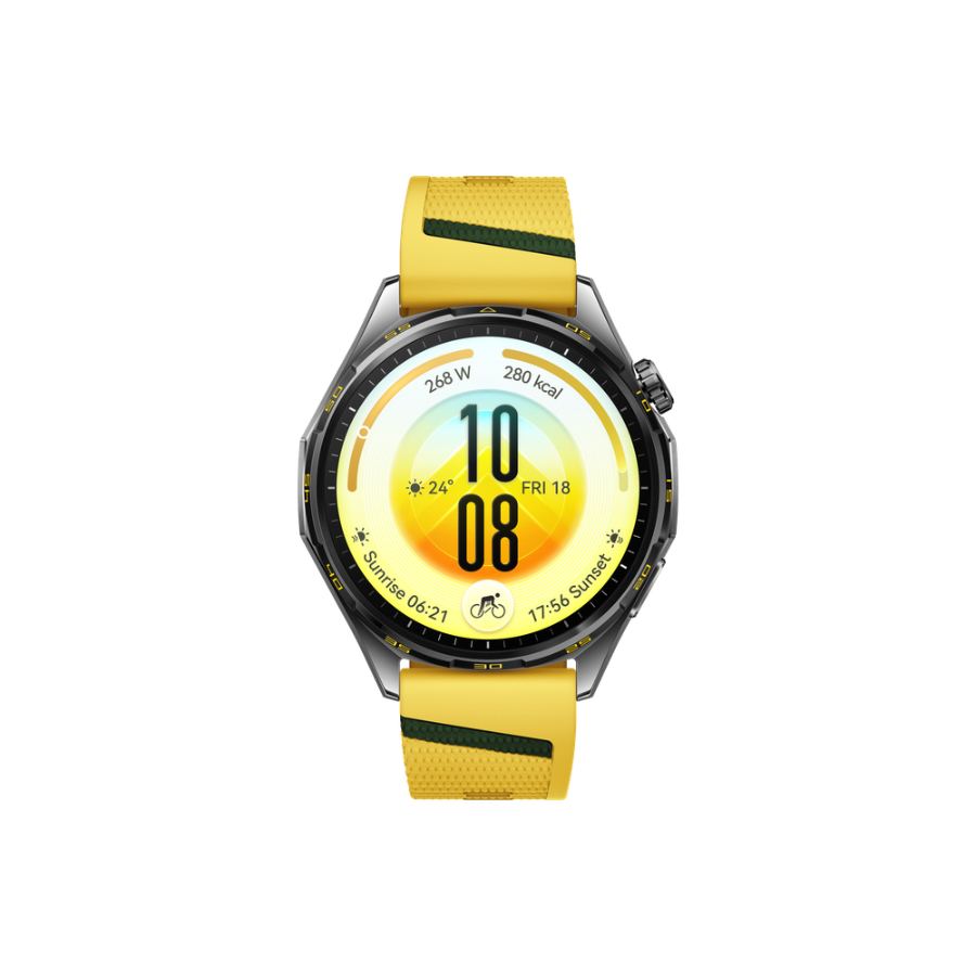 Huawei Watch GT 7 46mm（藍牙）速影黃｜強悍續航・全新健康洞察・血糖風險評估・運動級智能手錶｜香港行貨