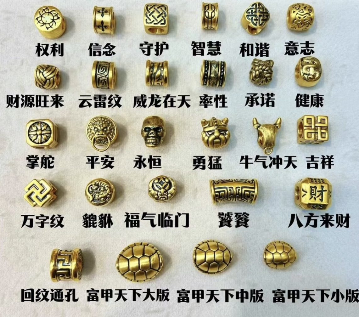 【黑金/3D硬金】男款饕餮系列（热卖款）