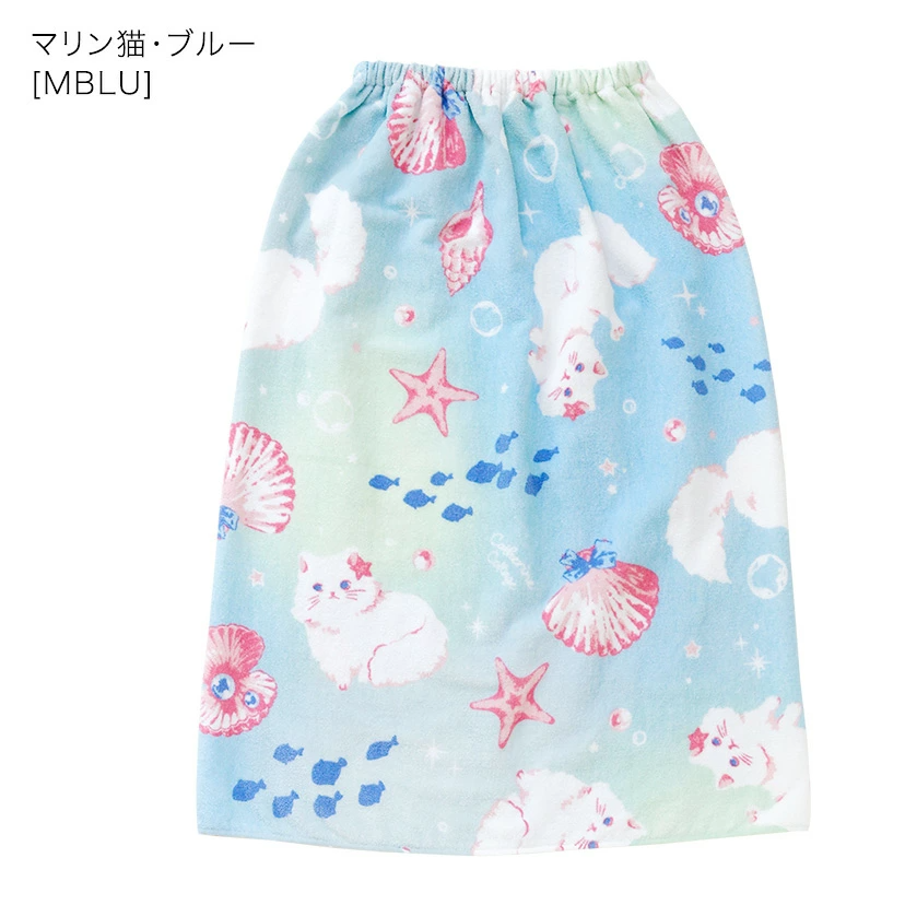 【⭐訂購⭐】 🇯🇵日本直送 🌀旋轉木馬🎠/小貓🐱游水浴巾［全6款］🌀 [PLED-0222] [260619]