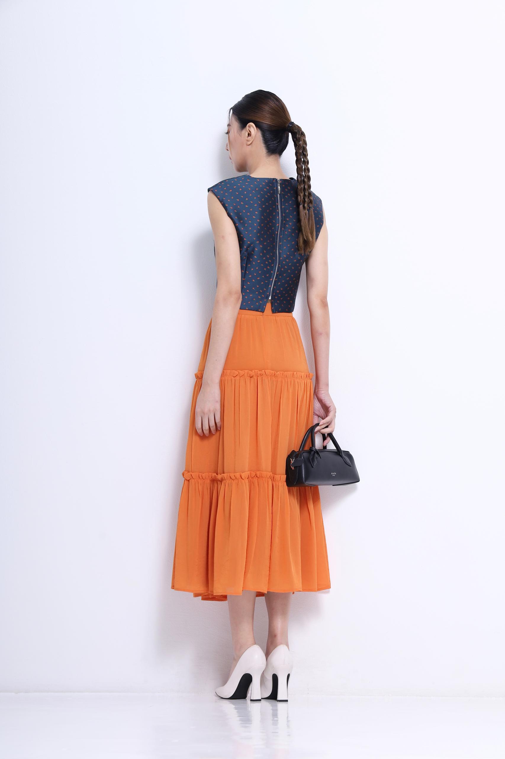 独家翠花圆领上衣 2677