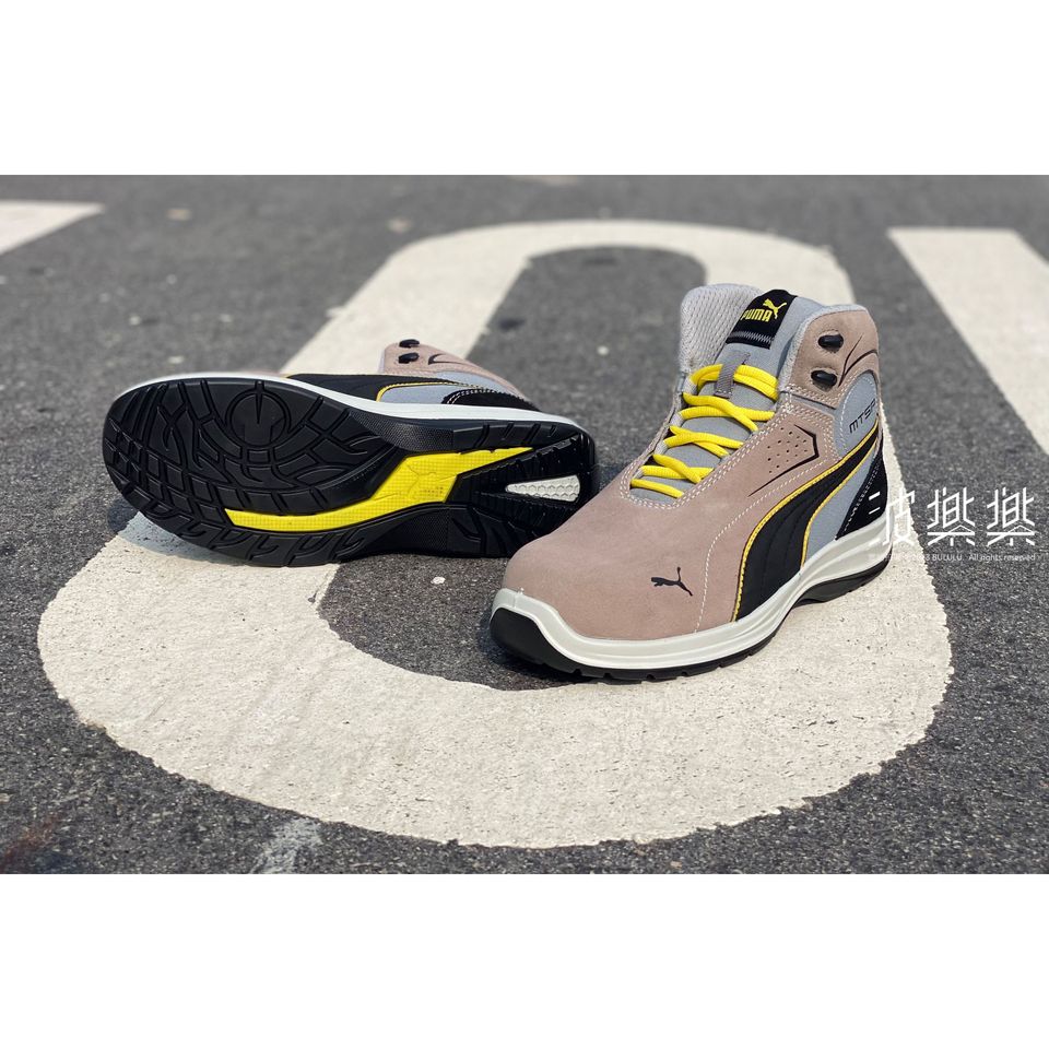 PUMA TOURING STONE(啡色) MID纖維頭纖維底安全鞋