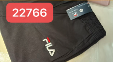 22766 BLACK PANTS FL 短裤 黑色 (250)