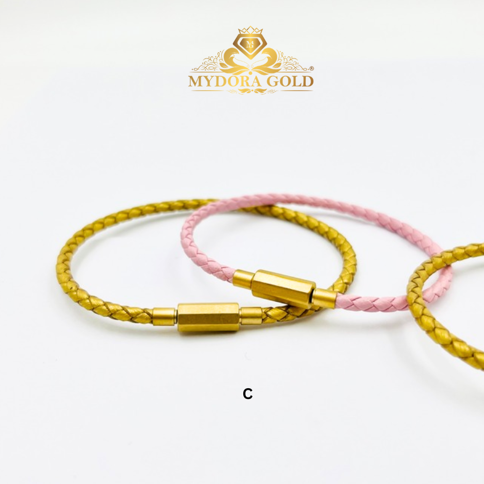 MYDORA Clip Clip Leather Bracelet