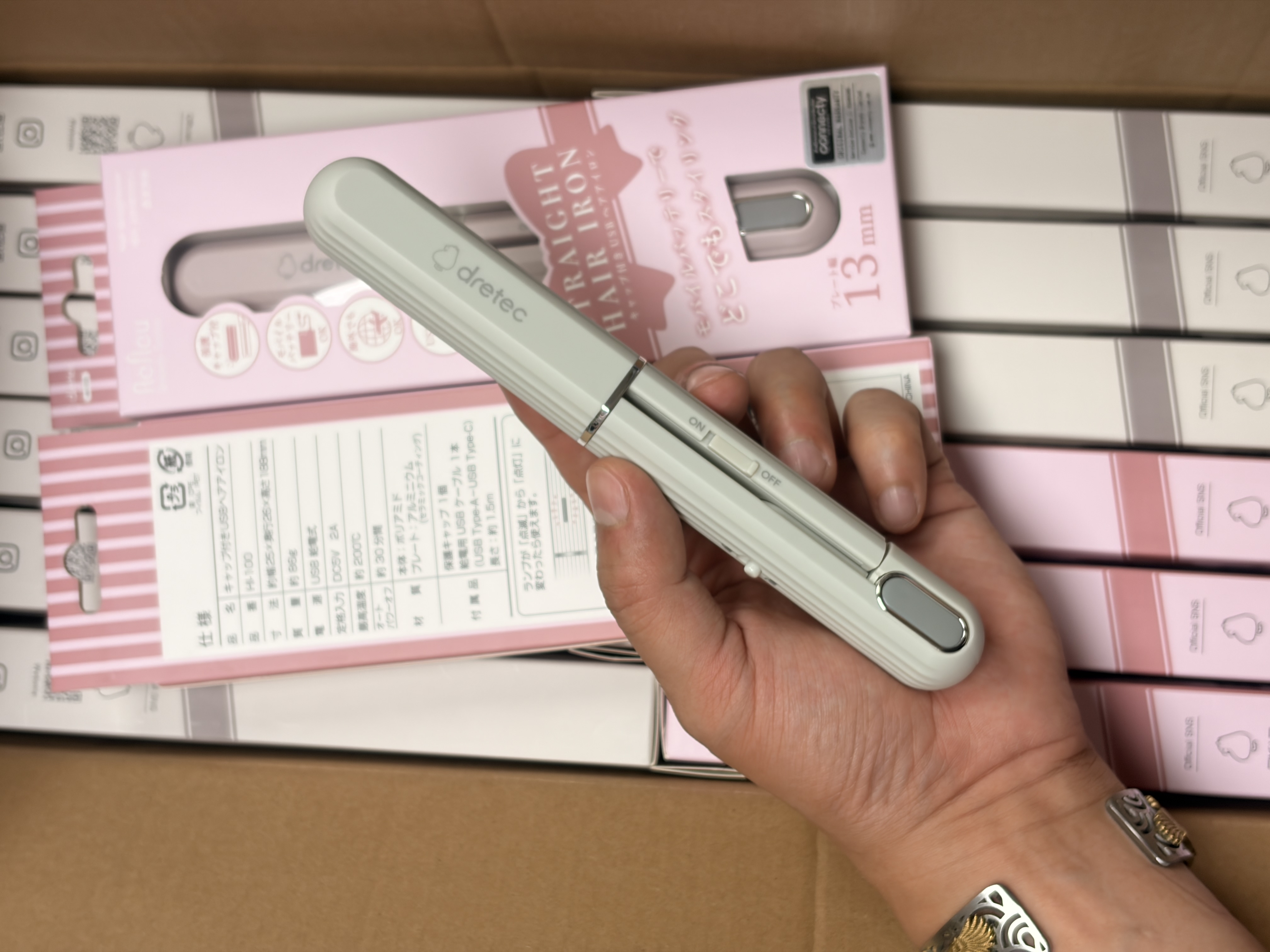 Dretec 隨身型 USB 迷你直髮捲髮 兩用燙髮器 ⭐ | HI-100