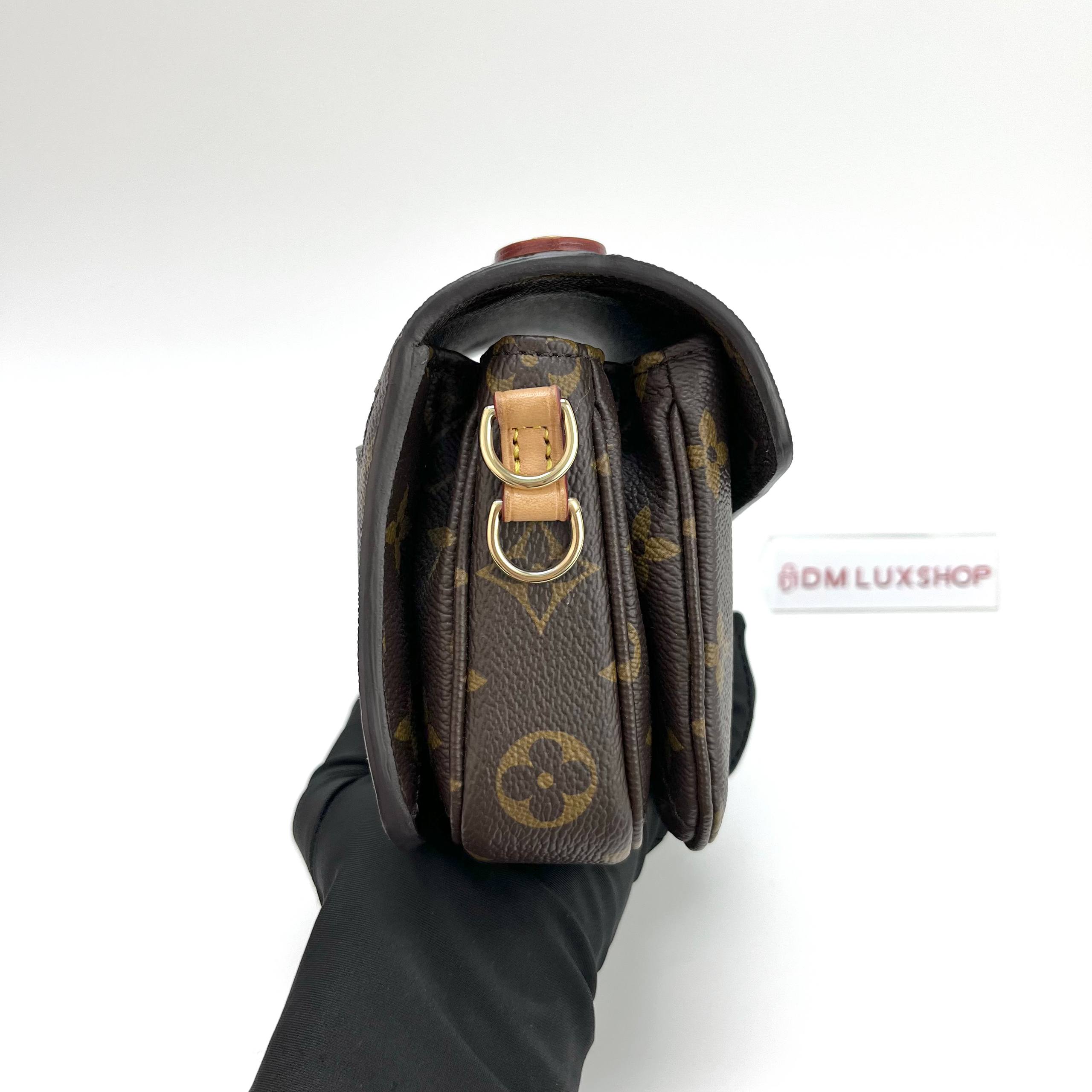 LV Monogram Pochette Metis East West GHW
