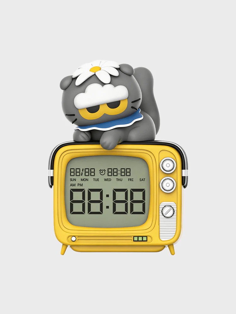 📦訂購 韓國代購 ZO&FRIENDS ZOA DIGITAL CLOCK 灰貓鬧鐘