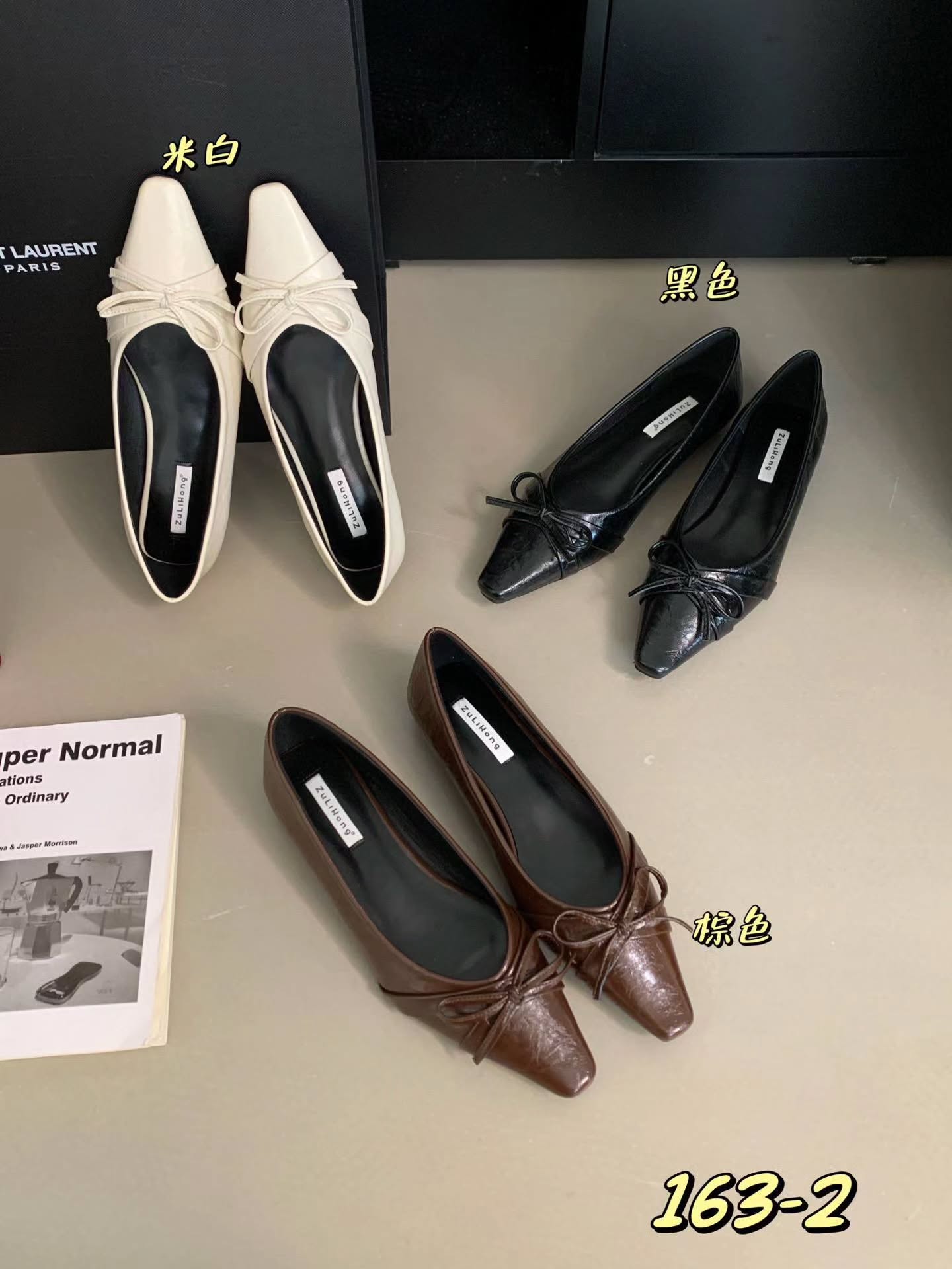 163-2 法式尖头单鞋 🇨🇳