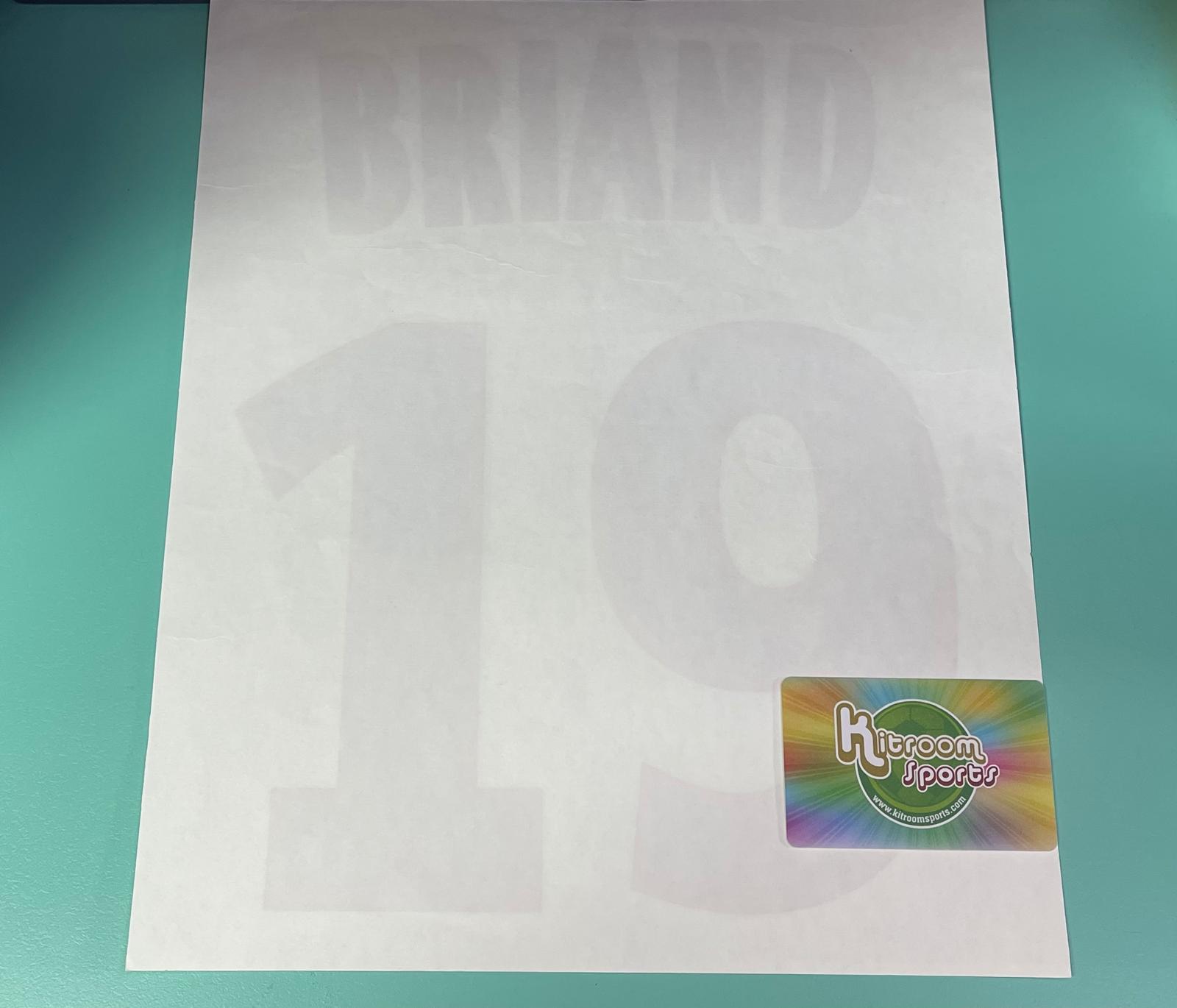 2011-14 Olympique Lyonnais Home Nameset #19 BRIAND