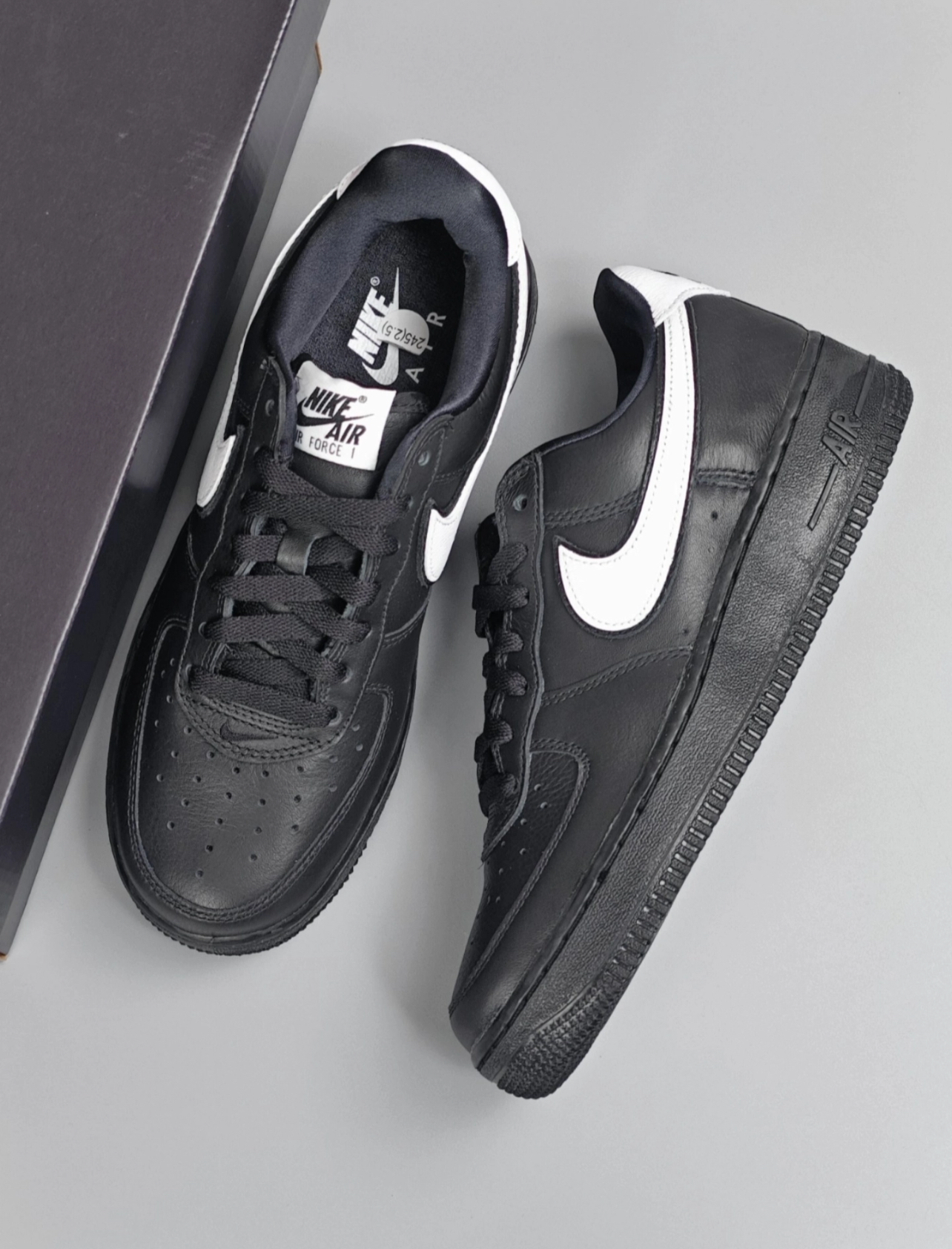 CQ0492-001 Nike Air Force 1 Low QS Black White CQ0492-001