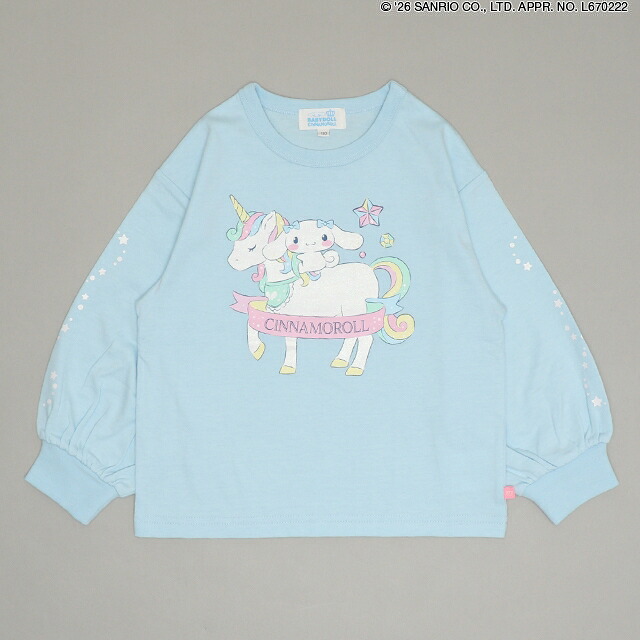 🆕【⭐訂購⭐】 🌀#Sanrio 獨角獸亮片印花 泡泡袖 長袖Tee［4款選］🌀[ELIA-0106][261015]