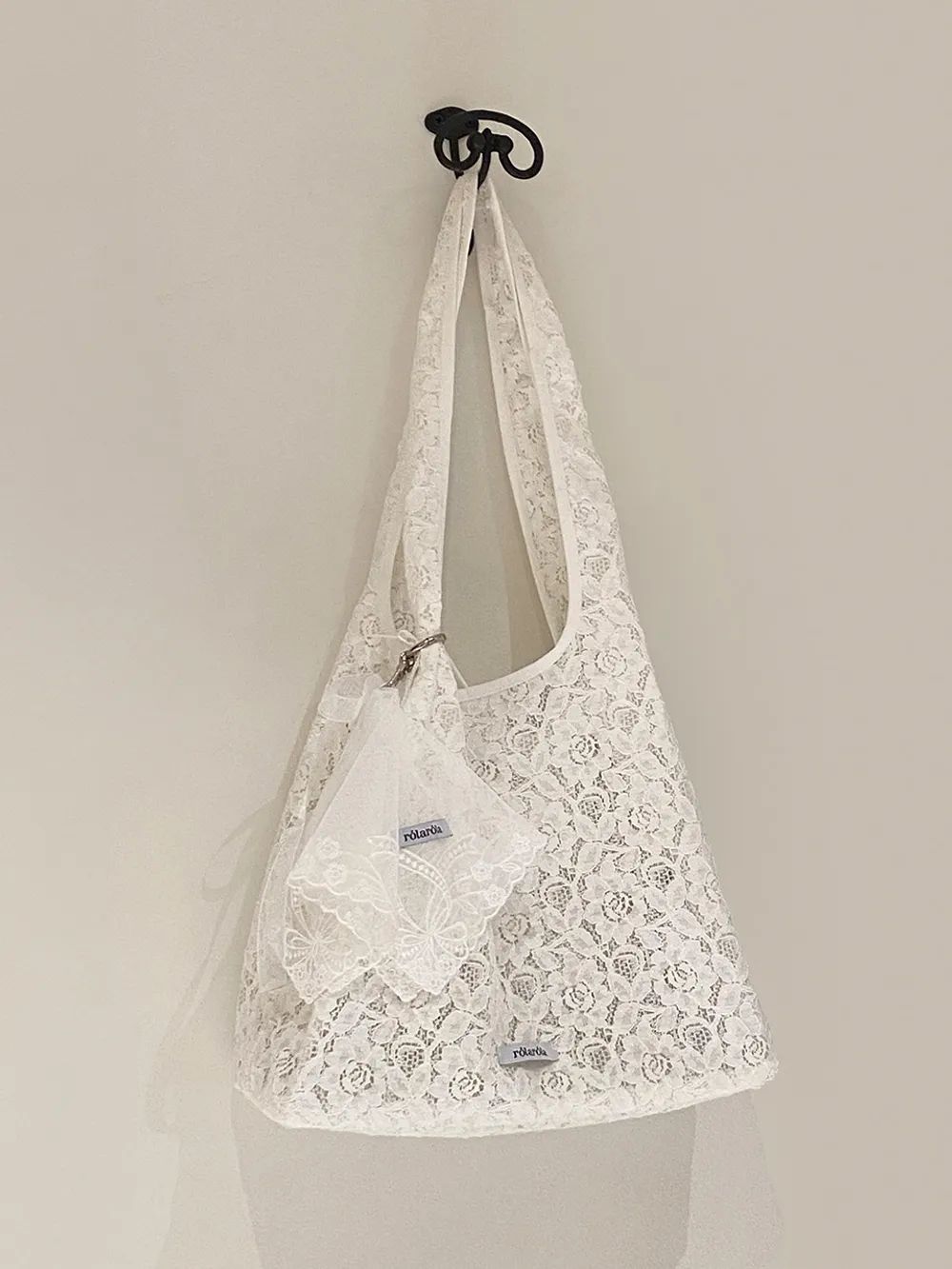 <預訂>🇰🇷RolaRola LACE BAG WHITE ‼️到貨日期12至15日‼️ 截單日期:23/3/2026