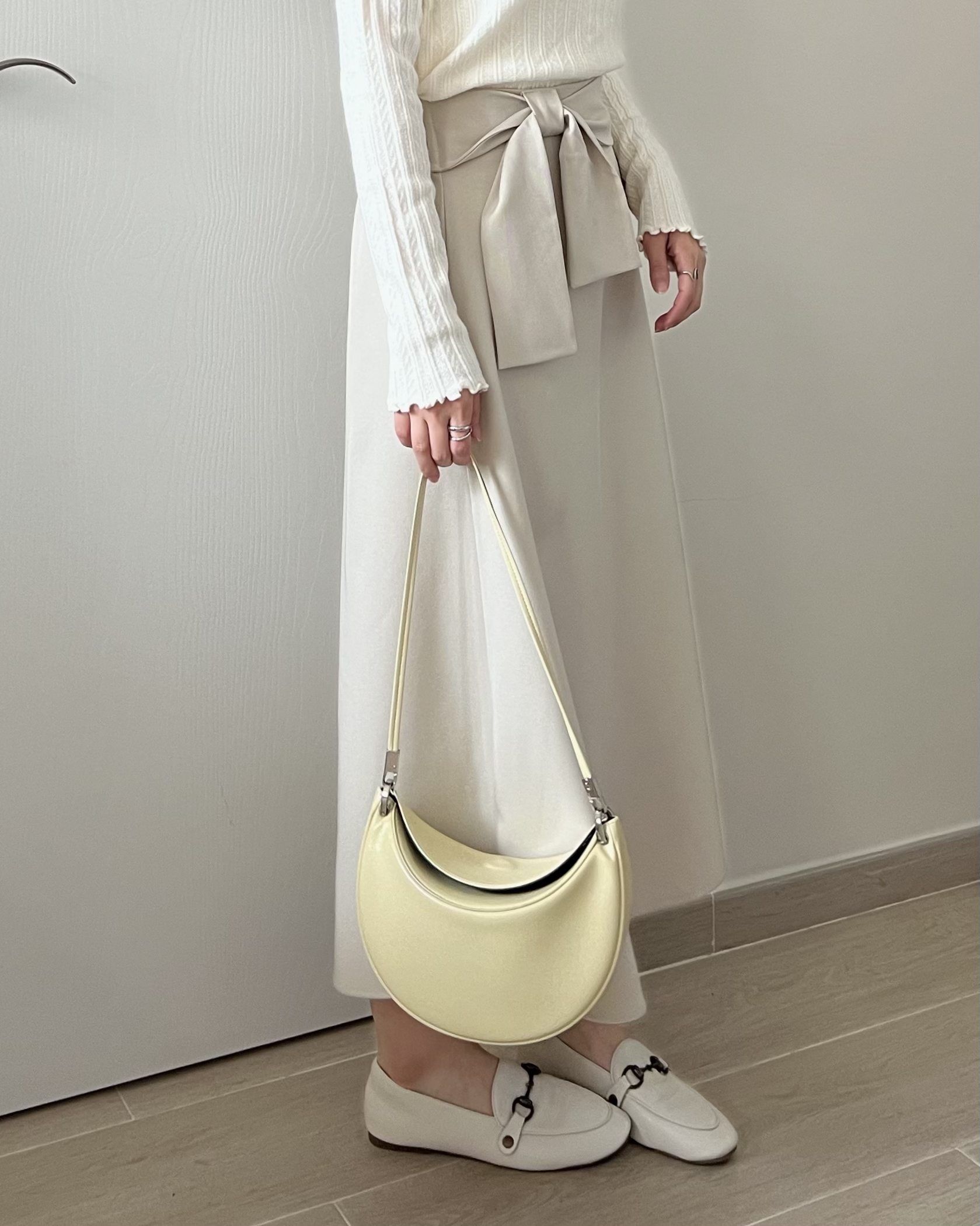 高貴優雅蝴蝶結長裙 修飾肚腩 