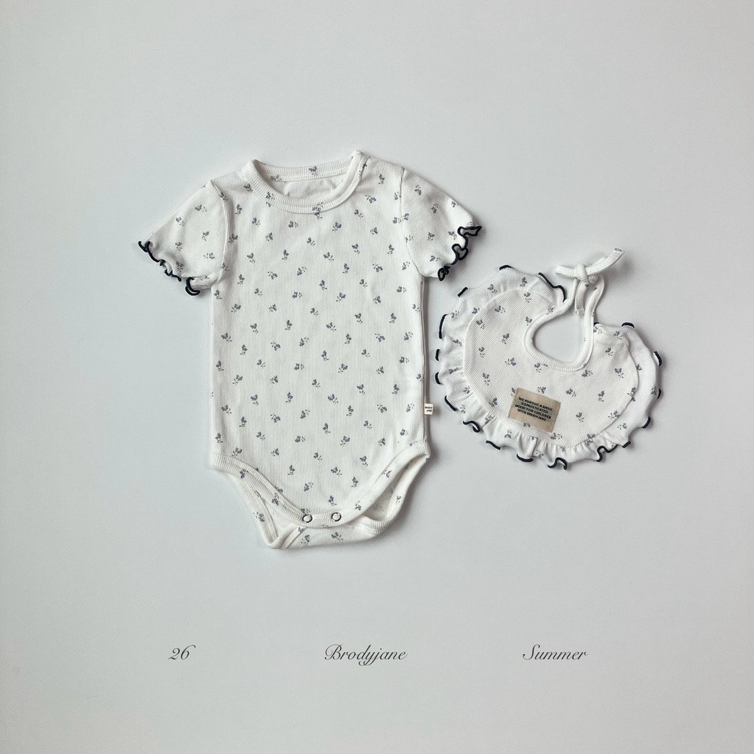 Blueberry Flower Short-Sleeve