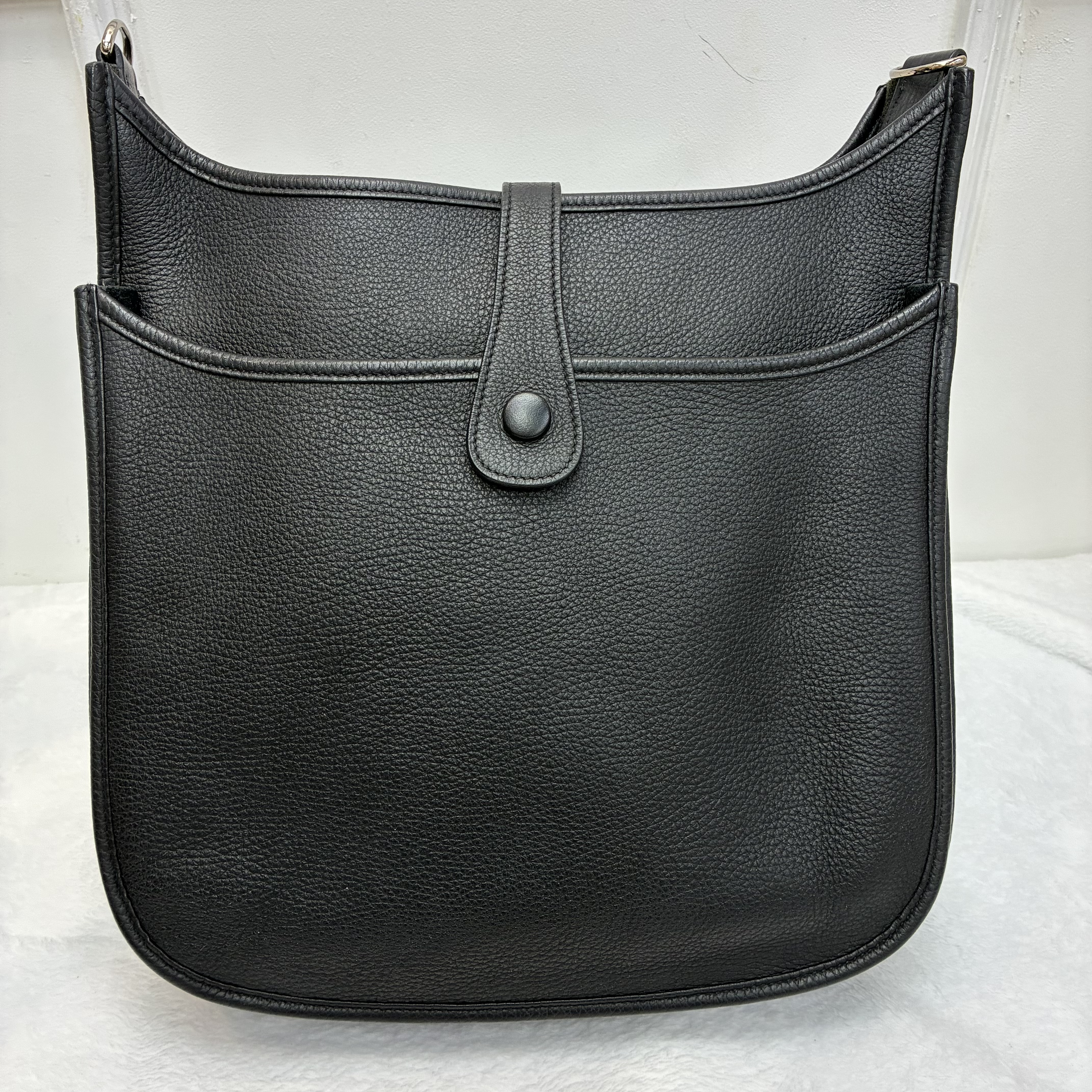 Hermes 中古款 Evelyne 33 黑銀 男士首選🖤