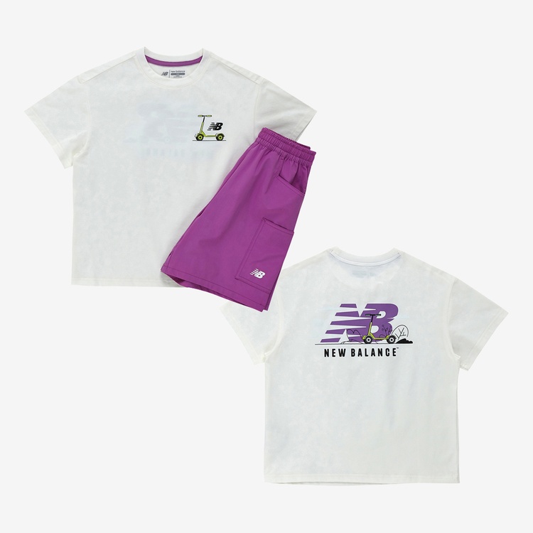 New Balance Kids｜EXCLUSIVE Riding Illustration 短袖套裝 🏁