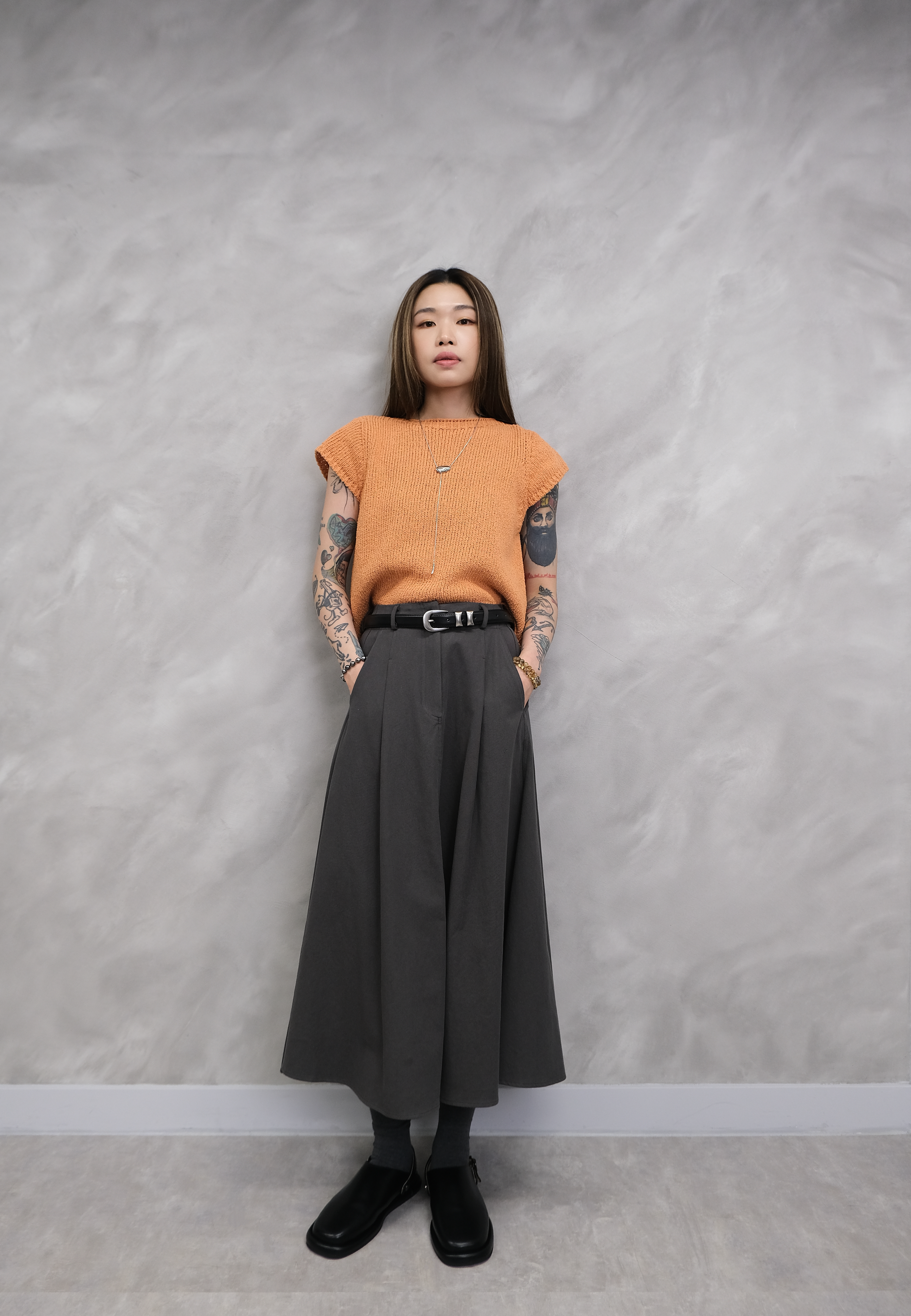 Casual full skirt #sk40