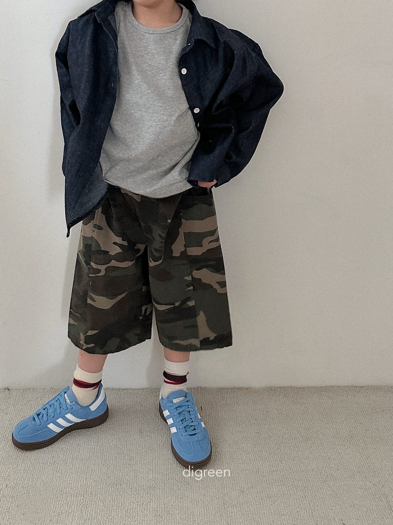 Digreen | camo bermuda 