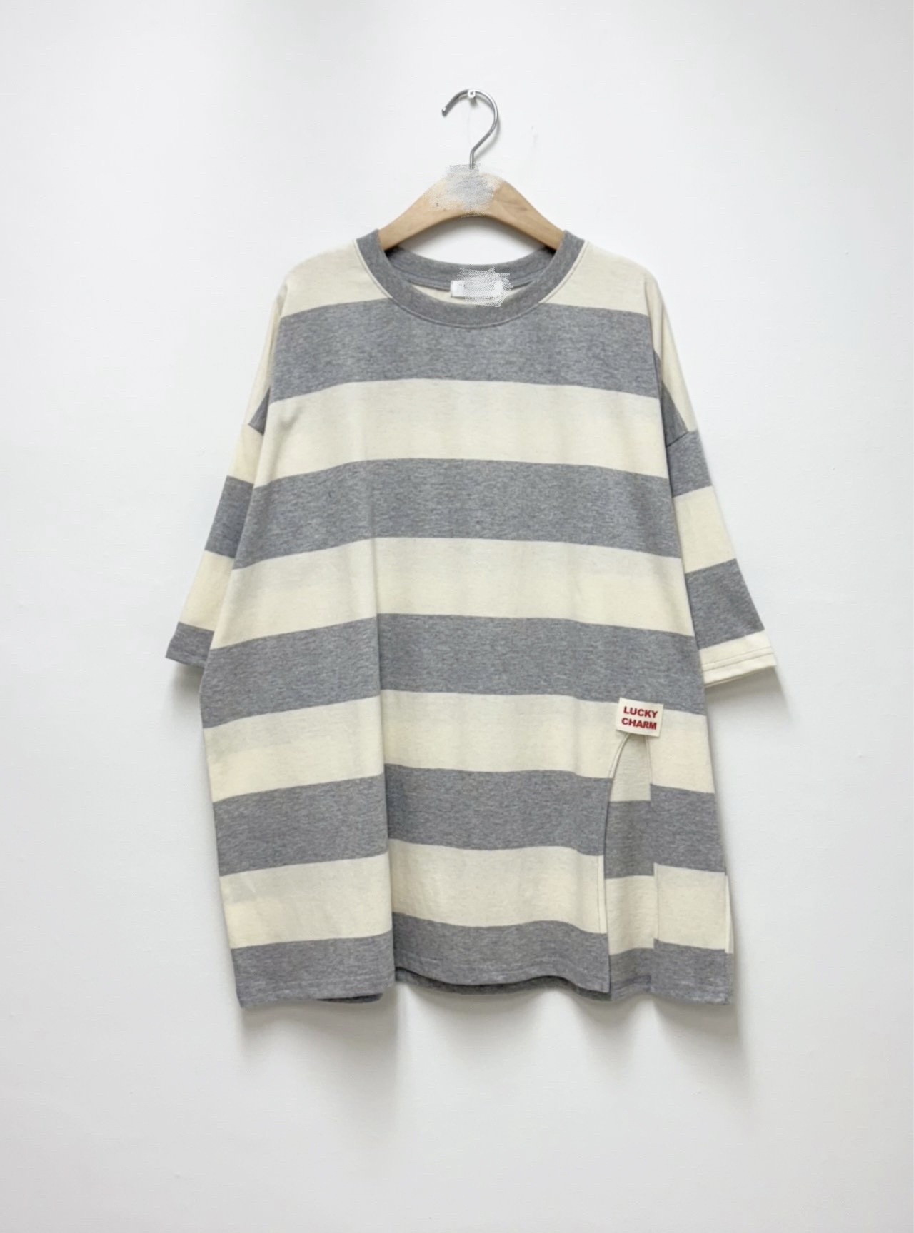 撞色拼間鬆身Tee