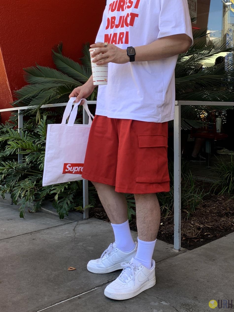 【100%保證韓國直送】韓國品牌原創系列 立體褶皺 Cargo 抽繩鬆緊百慕達短褲 👖 [2 color] RL114941