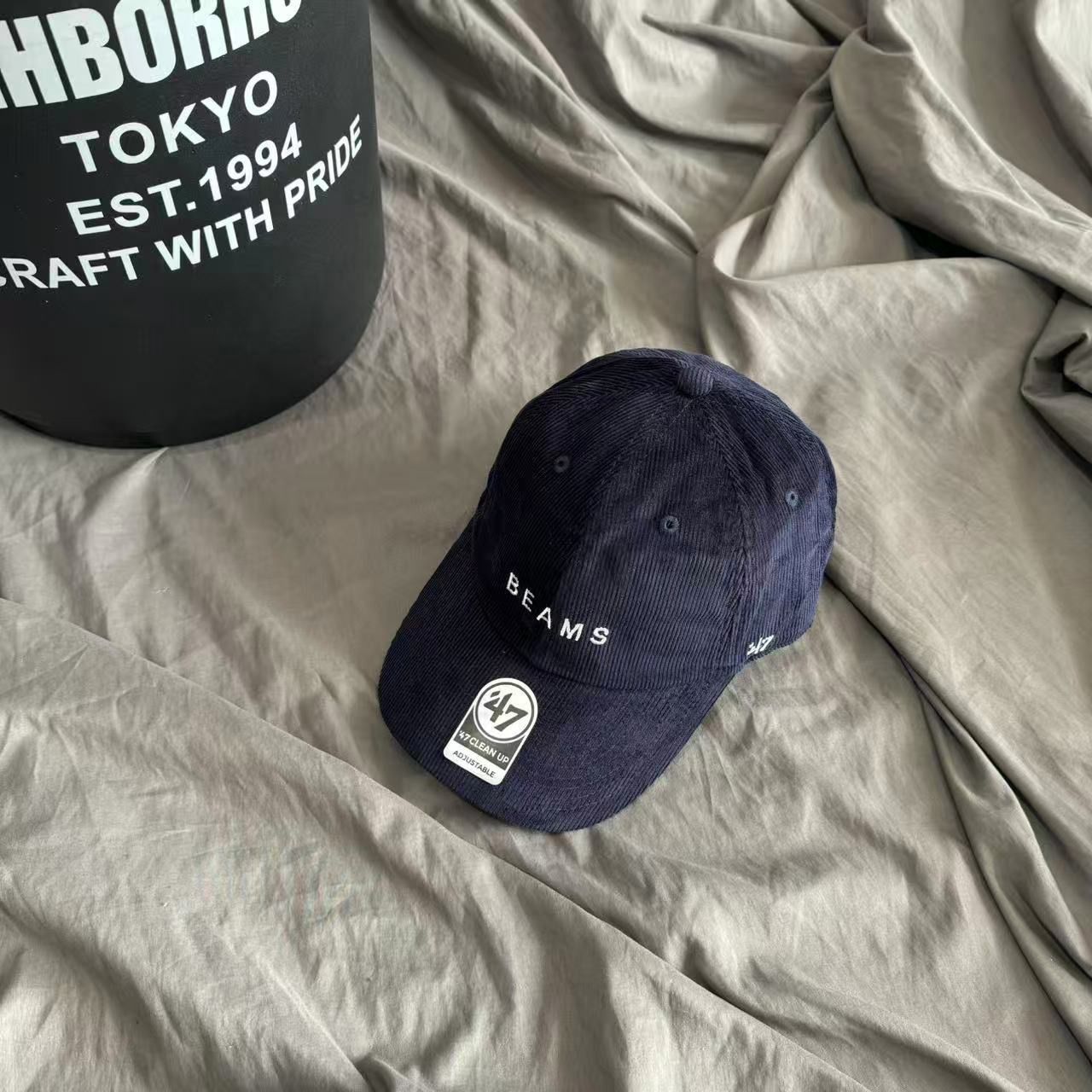 $109頂。2頂起$99頂。日系beams & pizza燈芯絨棒球