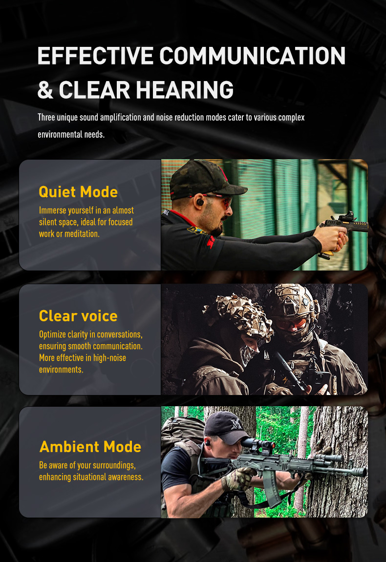 Earmor M20T Pro 戰術5.4藍牙耳機