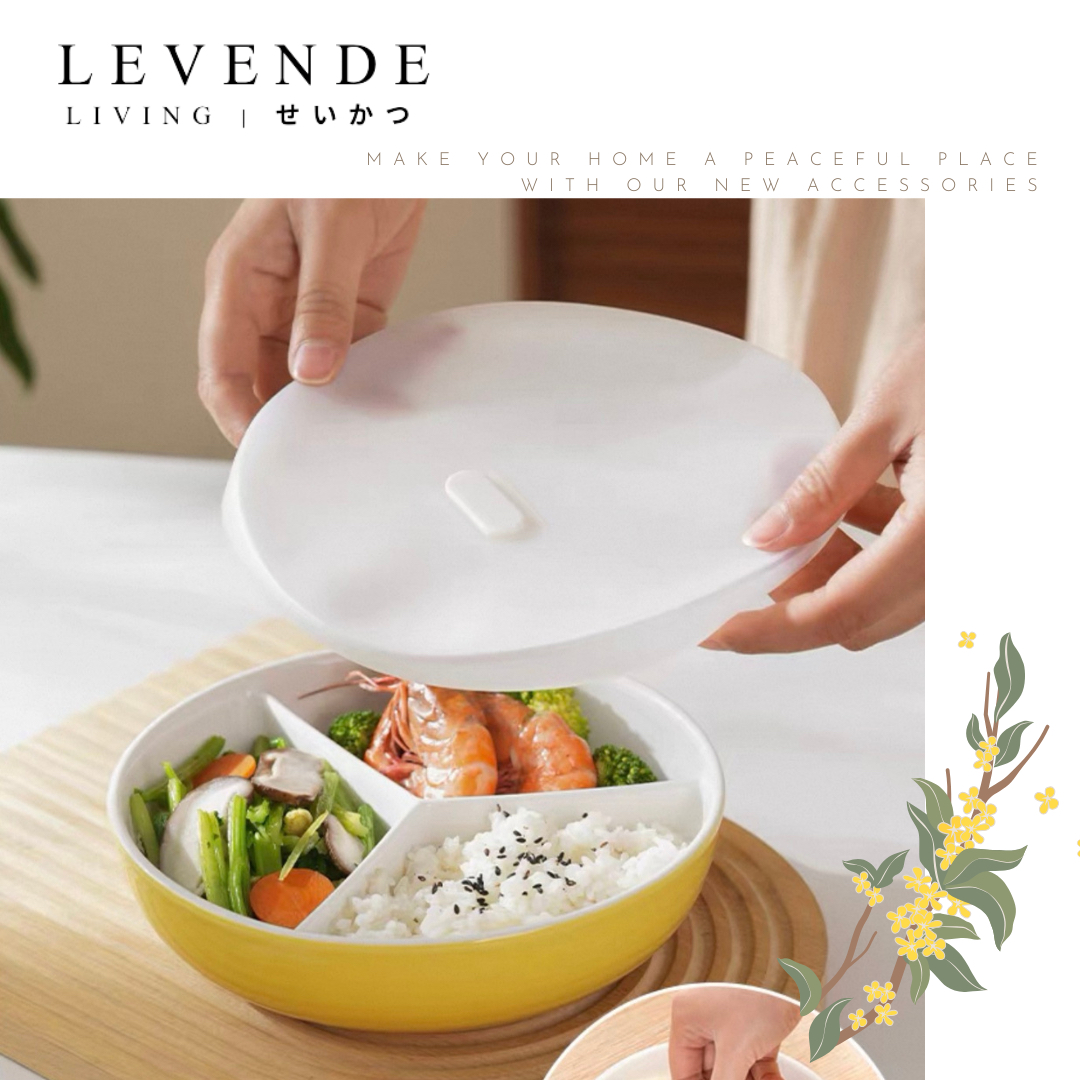 Levende簡約三分隔蒸盤