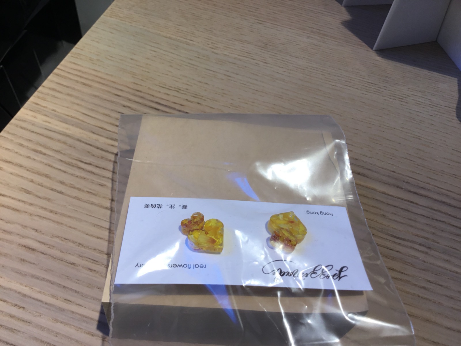 Pozzimade Yellow earrings 261014