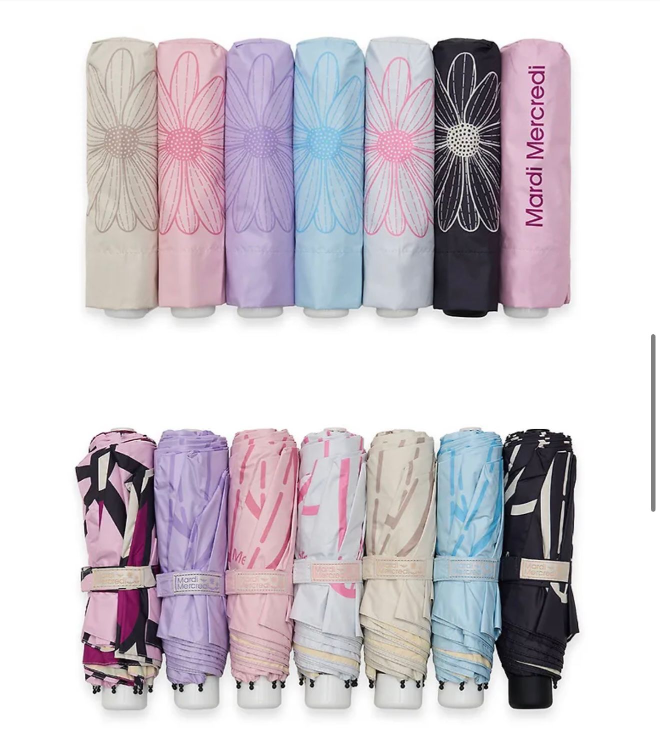 $245把。2把起$235把。🇰🇷Mardi Mercredi🇰🇷🆕2026年最最新防紫外線折疊傘 7 Color