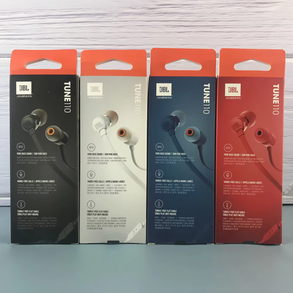 JBL Tune110 入耳式有線耳機 3.5mm