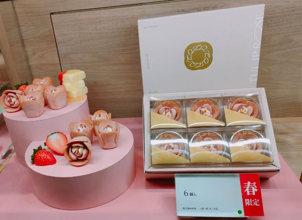 Tulip Rose チューリップローズ ストロベリーバター　士多啤梨 6個入 - 02250320
