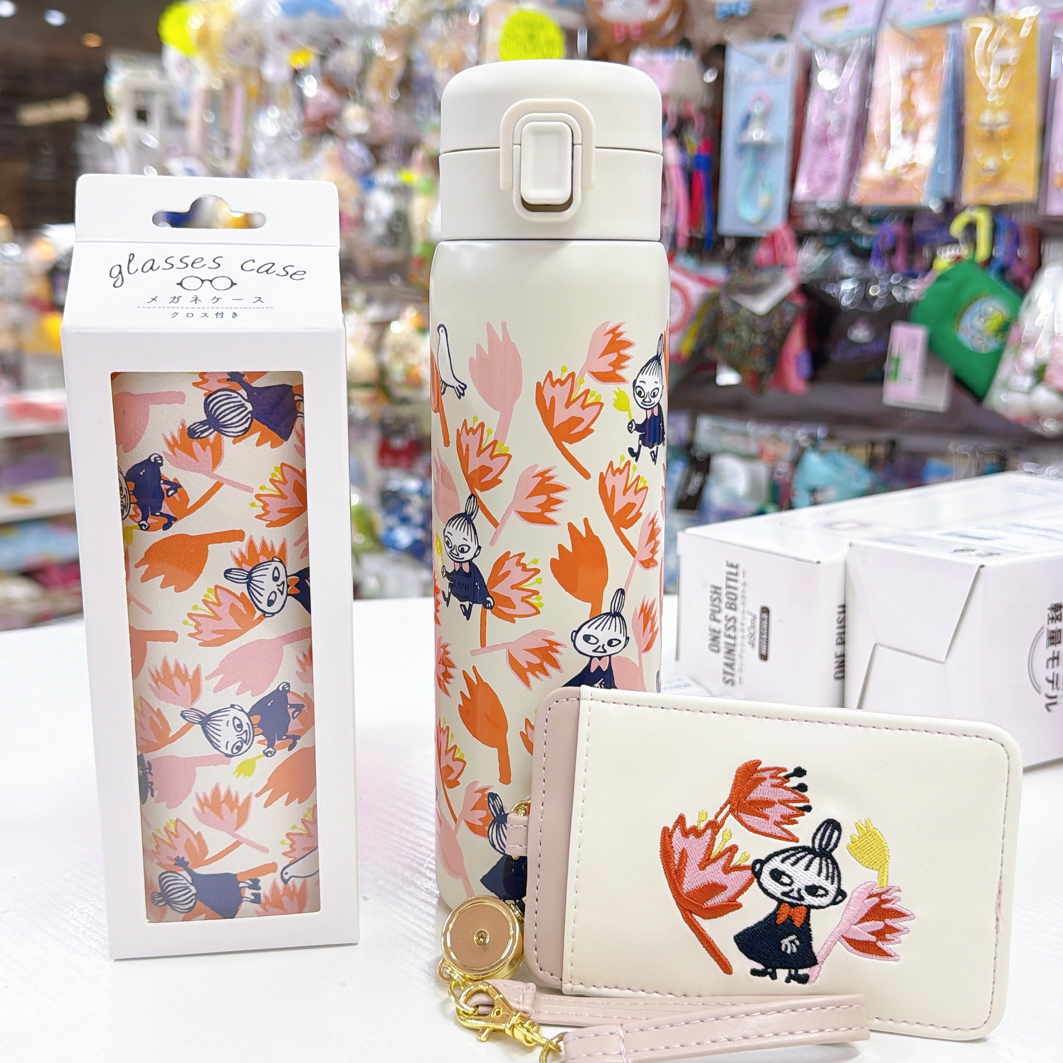 日本直送姆明阿美新款產品保溫杯眼鏡盒卡套