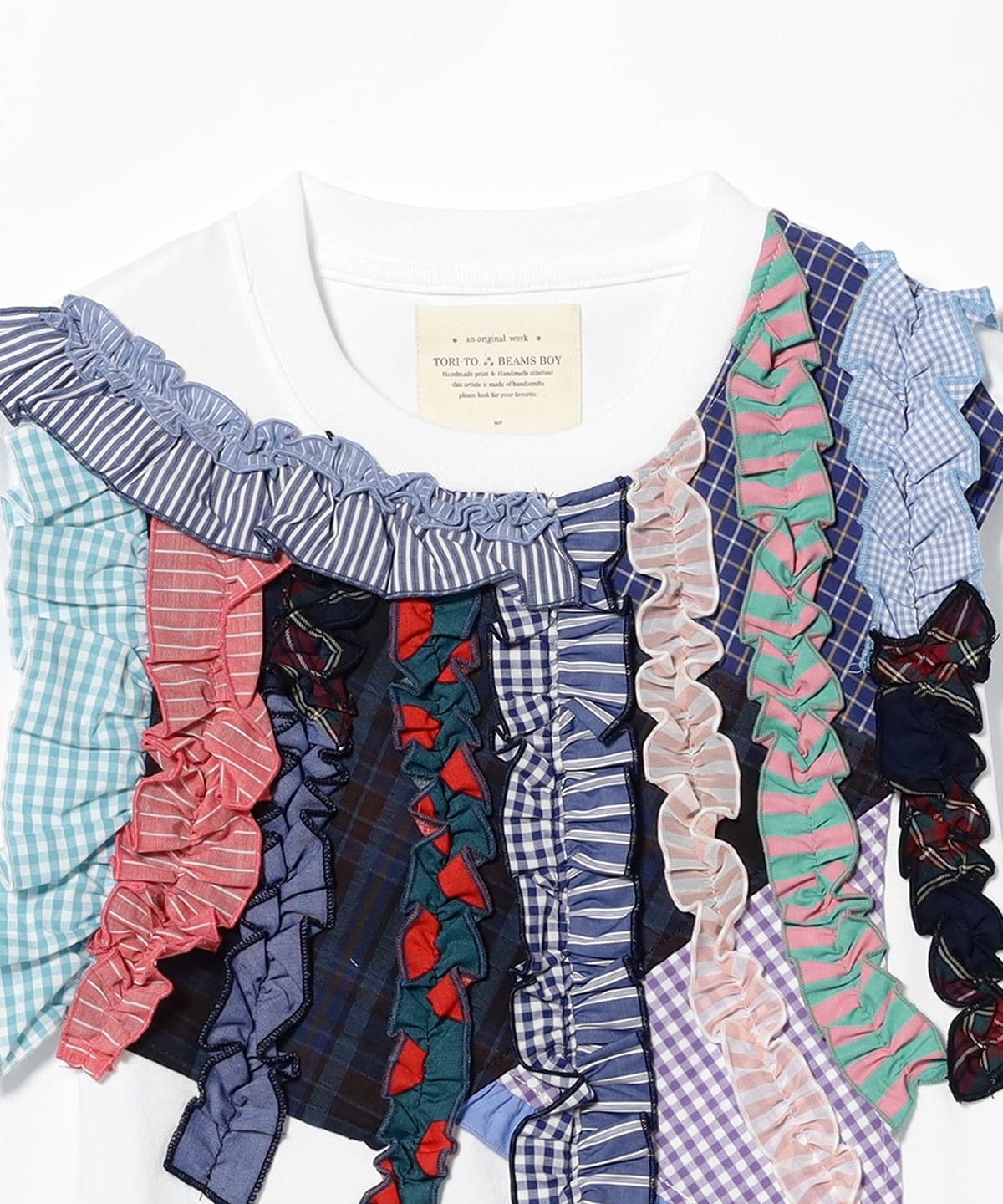 日本製 TORI-TO x BEAMS BOY 拼款衫