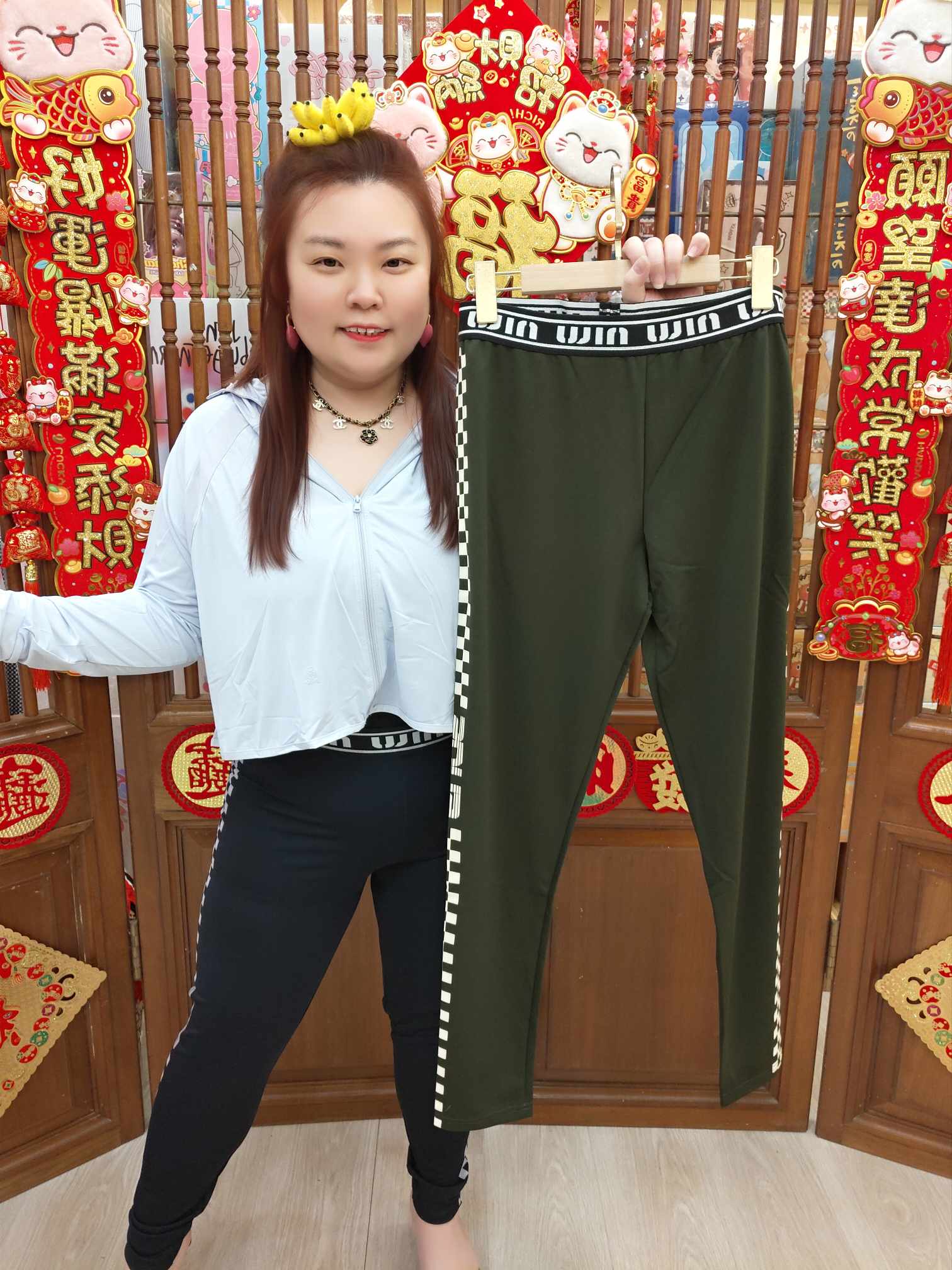 NBD01 JGN0040 格子长裤