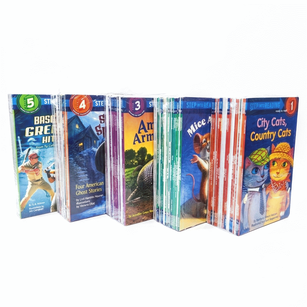 Step into Reading Level 1- Level 5  分級閱讀經典 小達人點讀版 B152