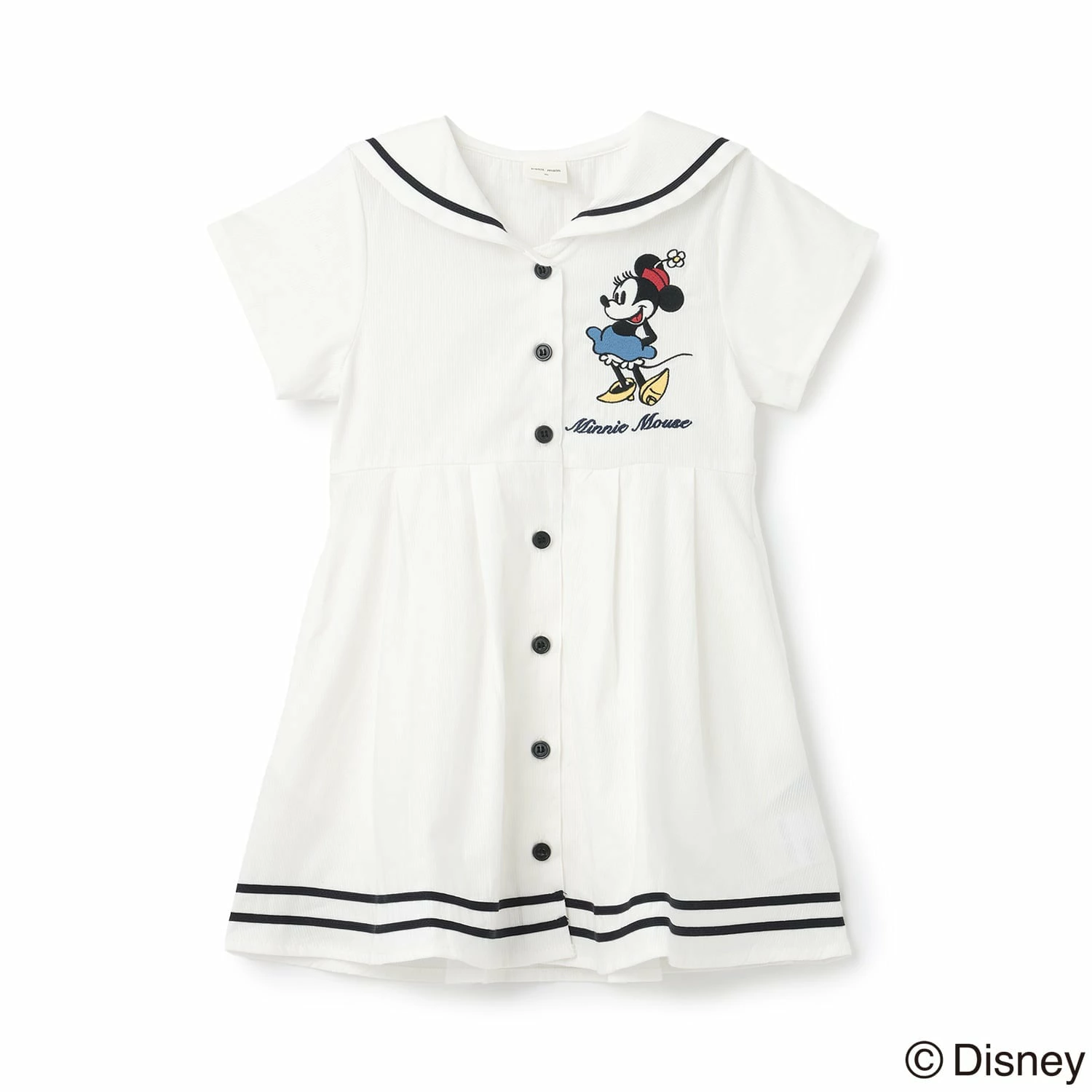 🆕【⭐訂購⭐】🌀🇯🇵 日本直送🌀#Disney #Minnie 刺繡 水手服連身裙 [2款選] 🌀 [ELFA-0130]