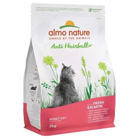Almo Nature - 功能性系列 | 去毛球配方 新鮮三文魚 貓糧 2Kg