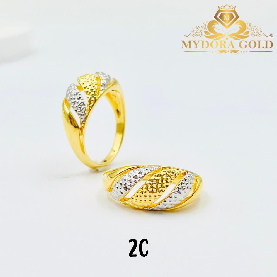 MYDORA Cincin Dome Pahat (5G) l EMAS 916/22K