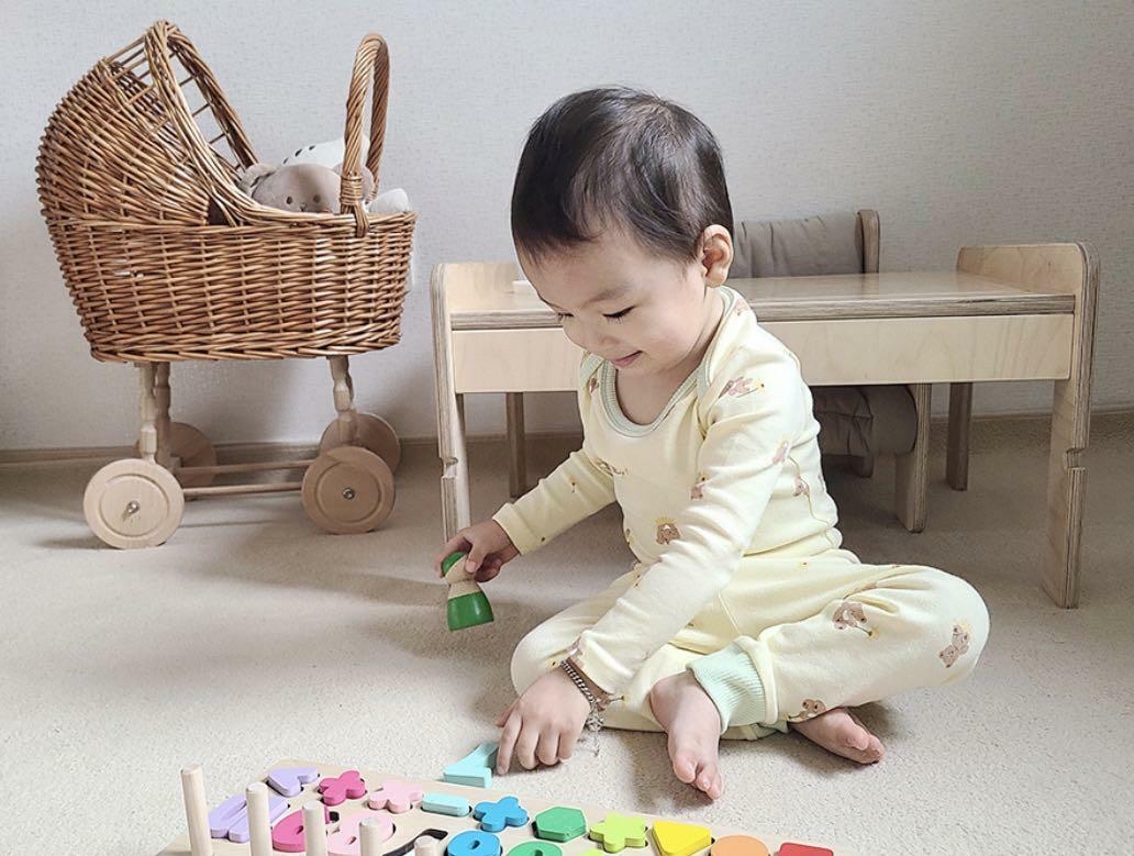 Long Sleeves Lily Bear Top & Pants Set(Orange XL)