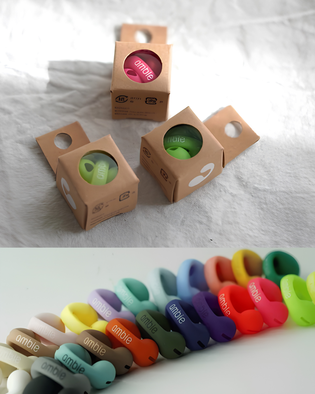日本代購【 日本直送 Ambie socks 真無線 藍芽耳機 專用 替換 耳機套 AMS-01 】