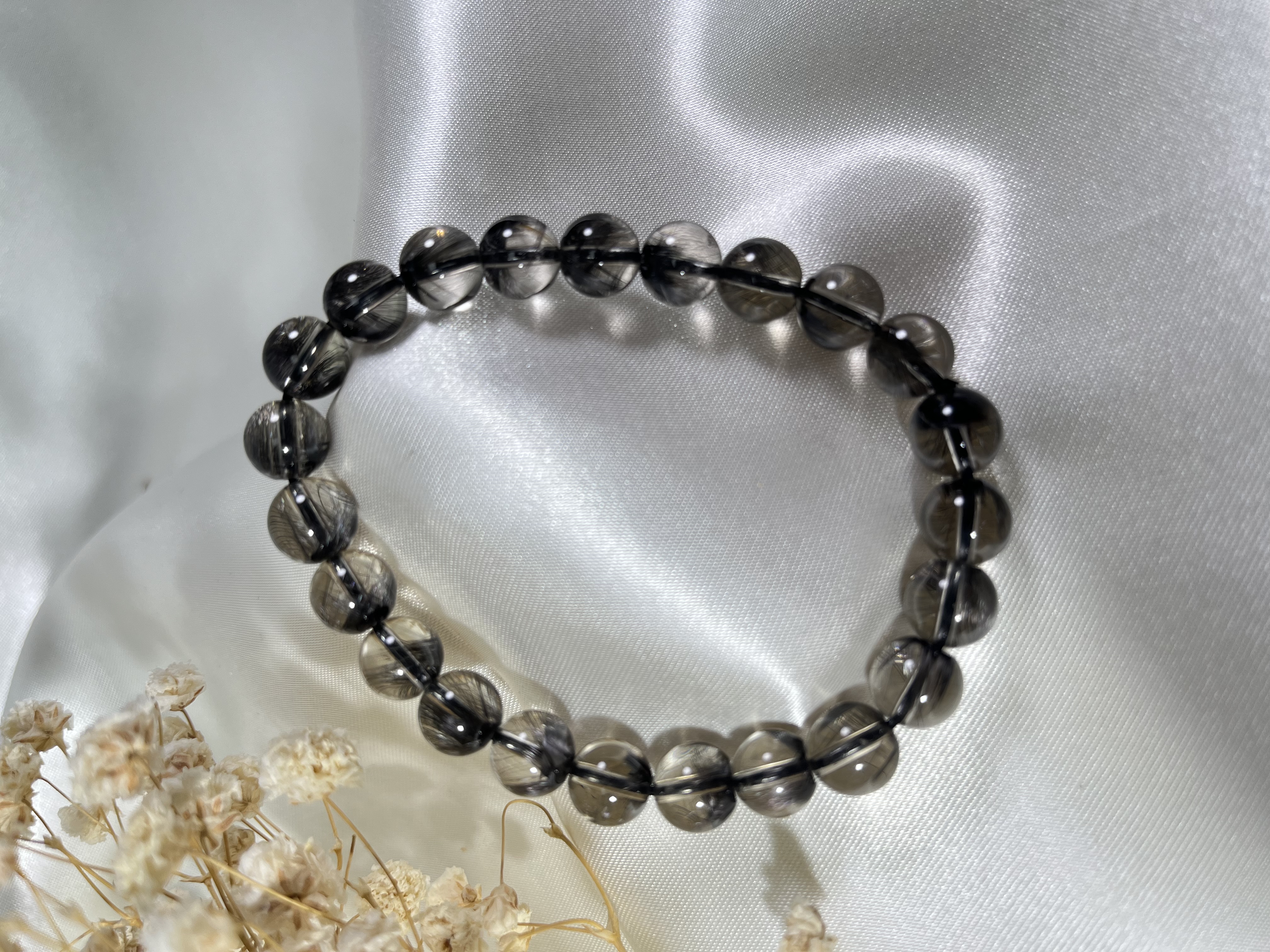 高品質透體黑銀鈦 8mm+