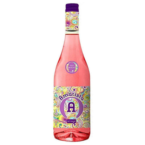 西班牙麝香葡萄甜玫瑰酒  Amatista Moscato D.O Valencia NV Spain Rosado 5% 750ml