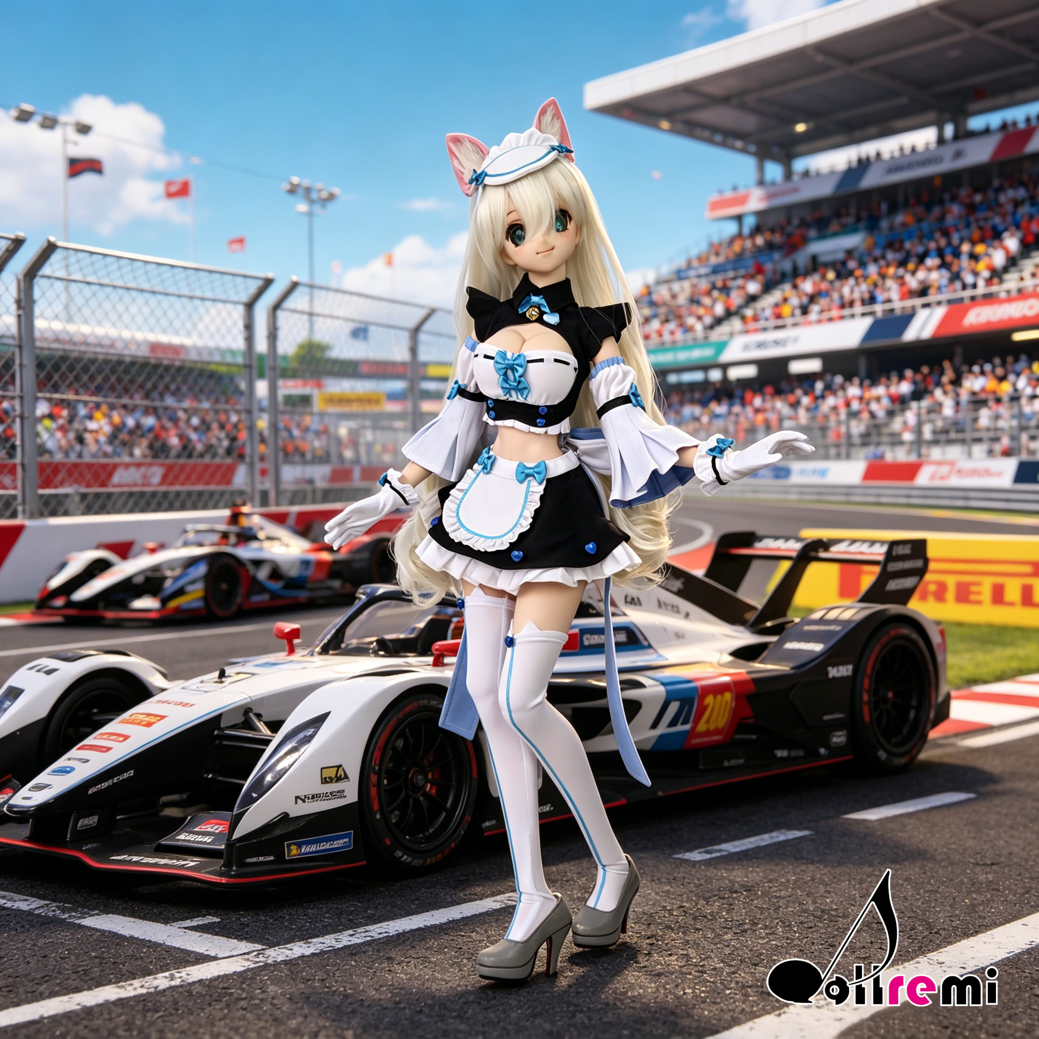 【dollremi】(DD0713) COS NEKOPARA Vol.1 Soleil opened! Vanilla Racing Girl Ver. 香草 賽車女郎 ver.