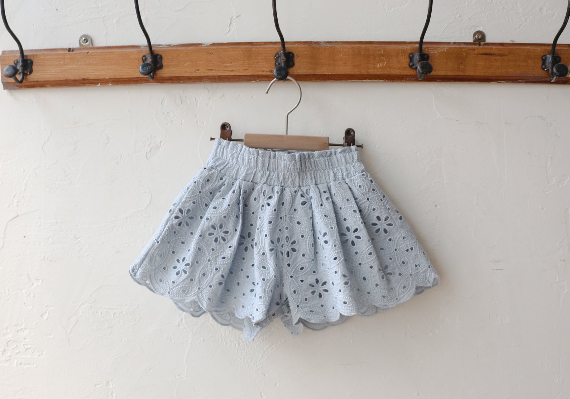 Flo | Lace skirt pants (Blue 110(95-105)
