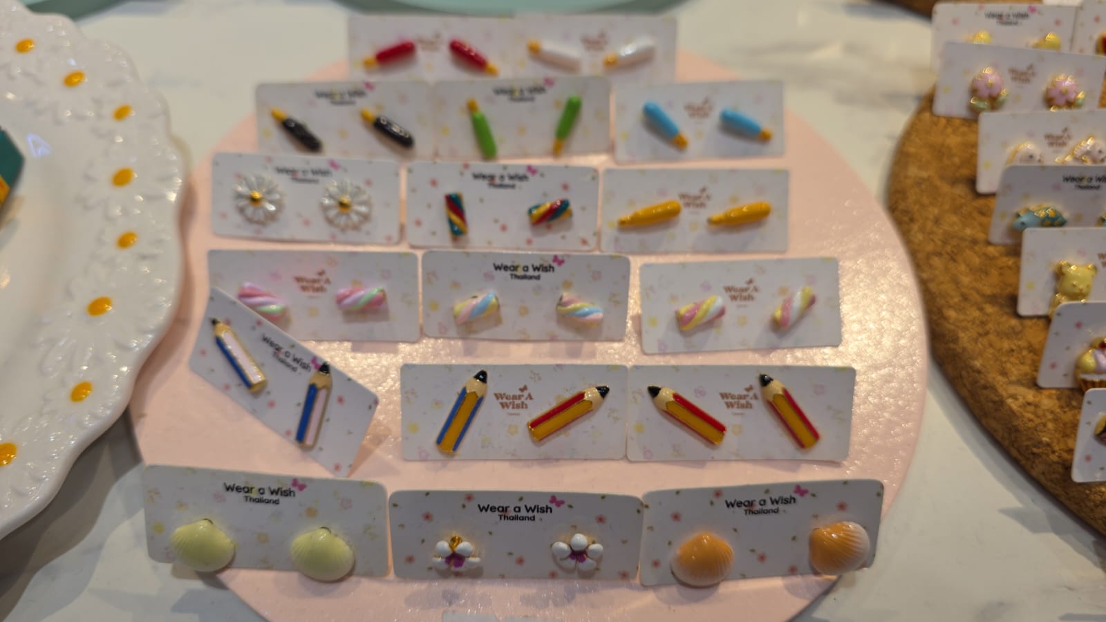 糖果，鉛筆耳環