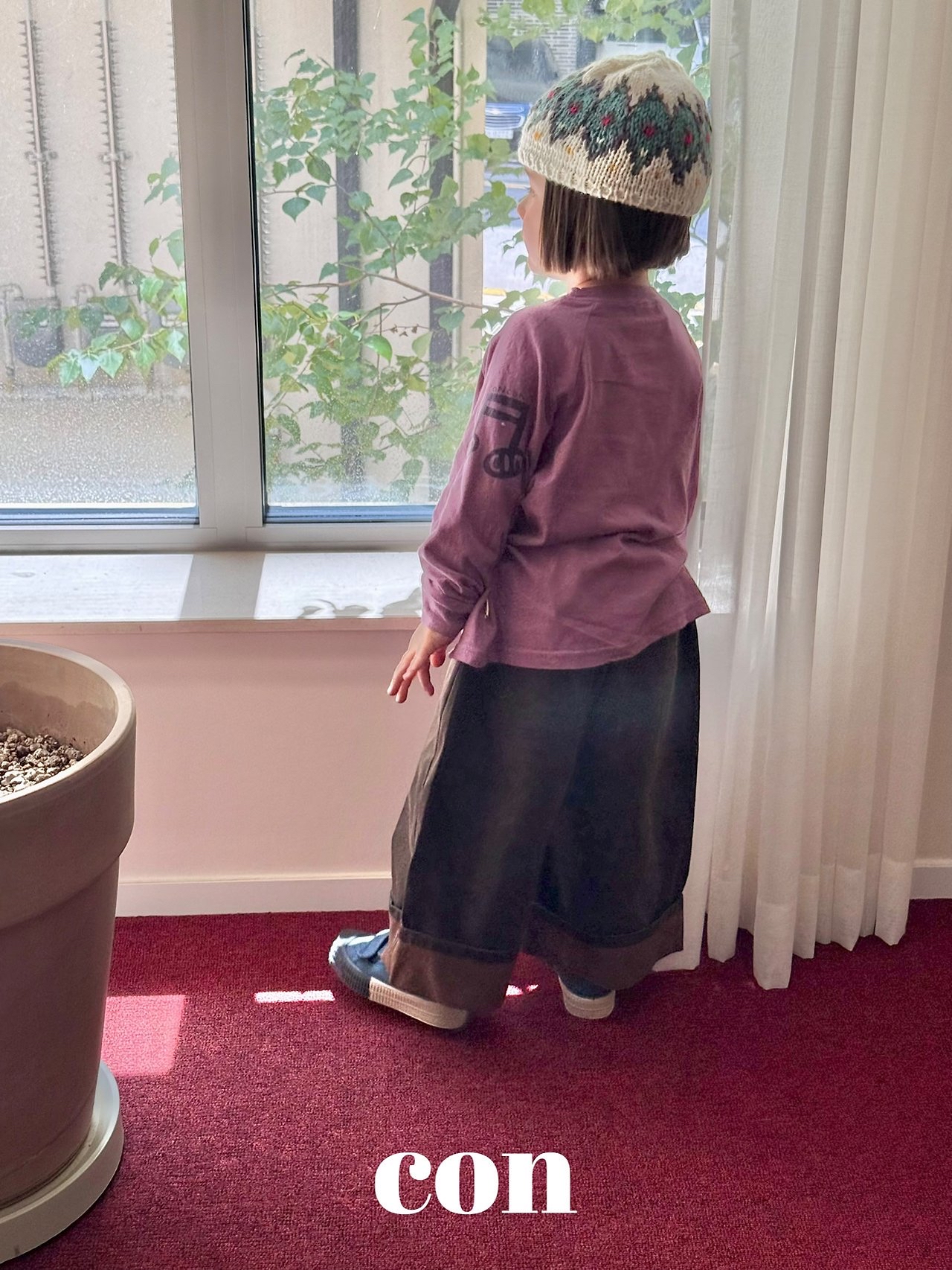 Con | Tone Tone Pig Roll-up Pants