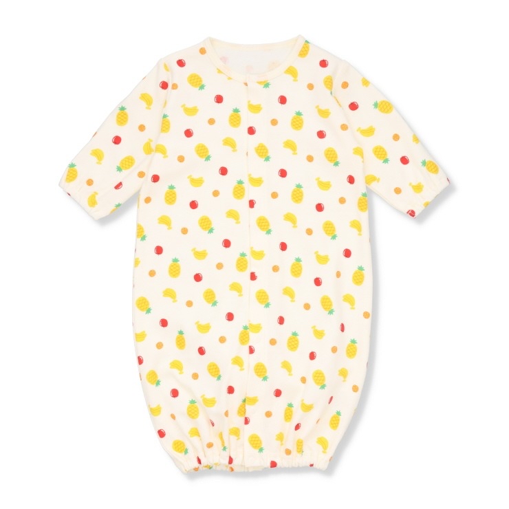 🇯🇵限量預訂 日本直送🇯🇵水果牛奶印花新生兒禮盒三件套