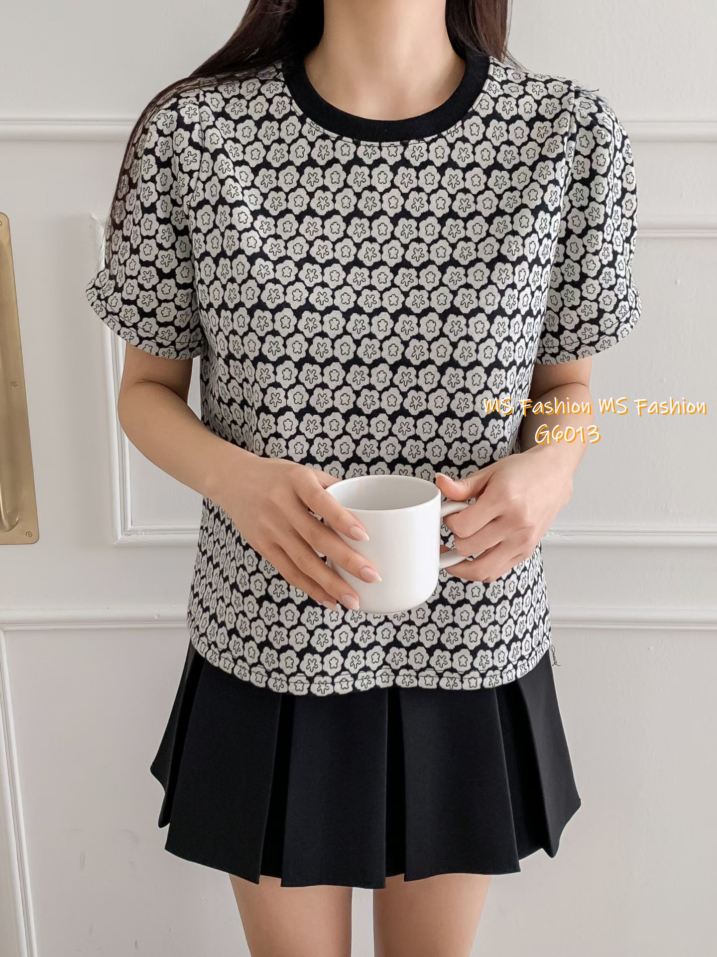 G6013 韓國🇰🇷特色花花print top