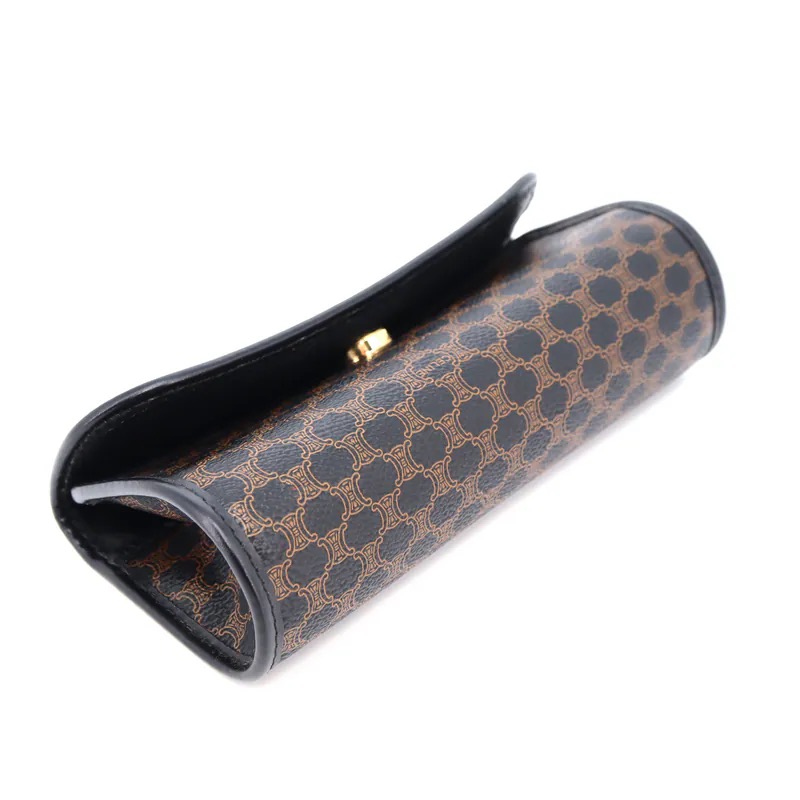 Celine Black Macadam Vanity Pouch